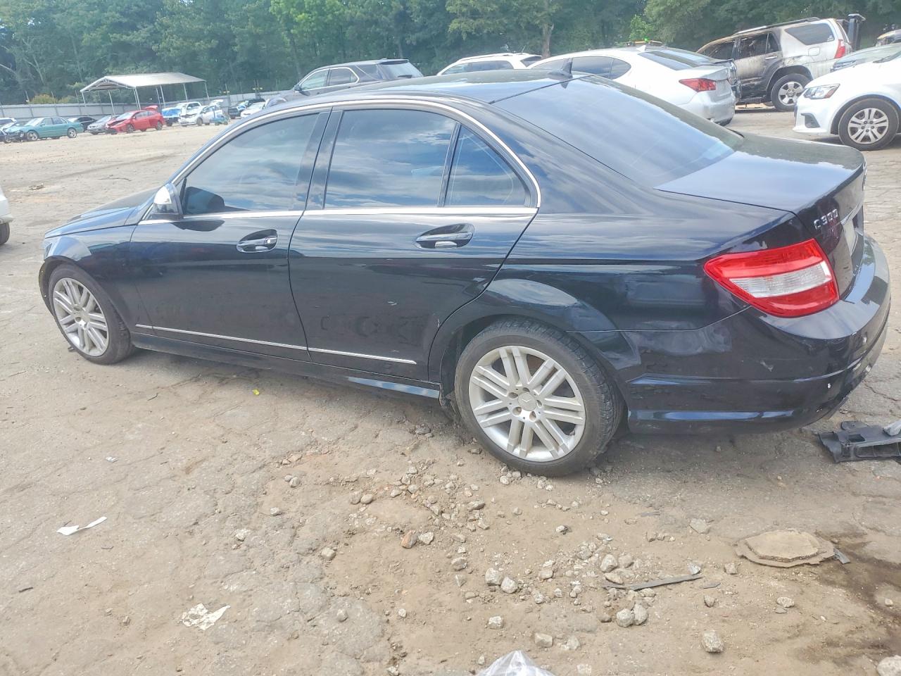 2008 Mercedes-benz C 300 4matic Черный vin: WDDGF81X18F132867