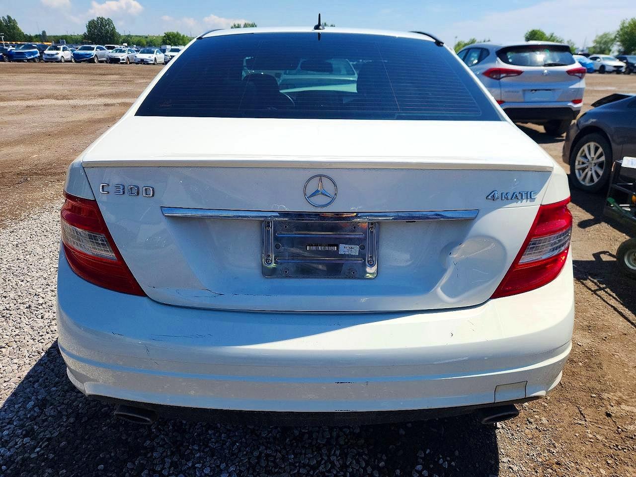 2008 Mercedes-benz C 300 4matic Белый vin: WDDGF81X18F148891