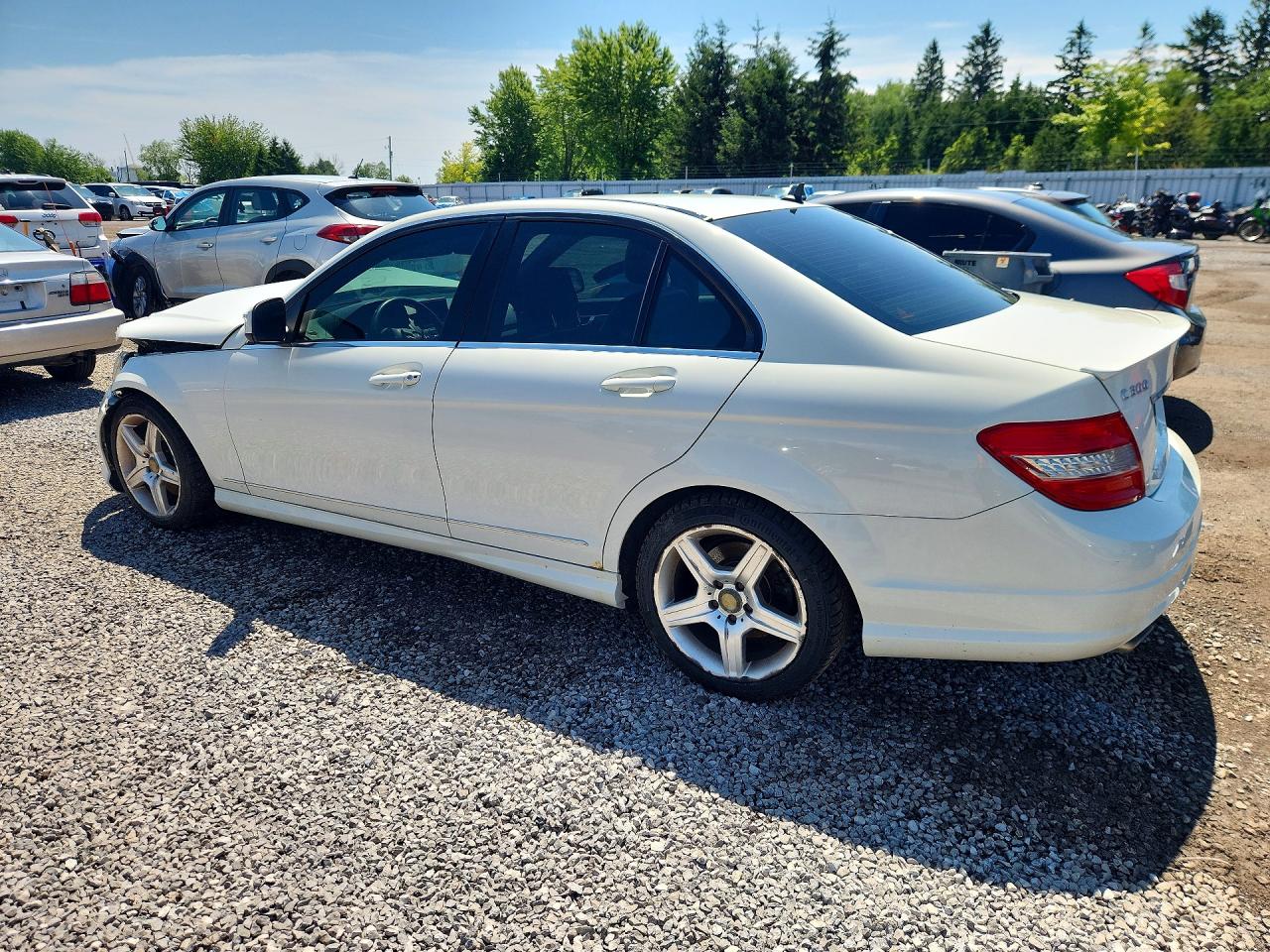 2008 Mercedes-benz C 300 4matic Белый vin: WDDGF81X18F148891