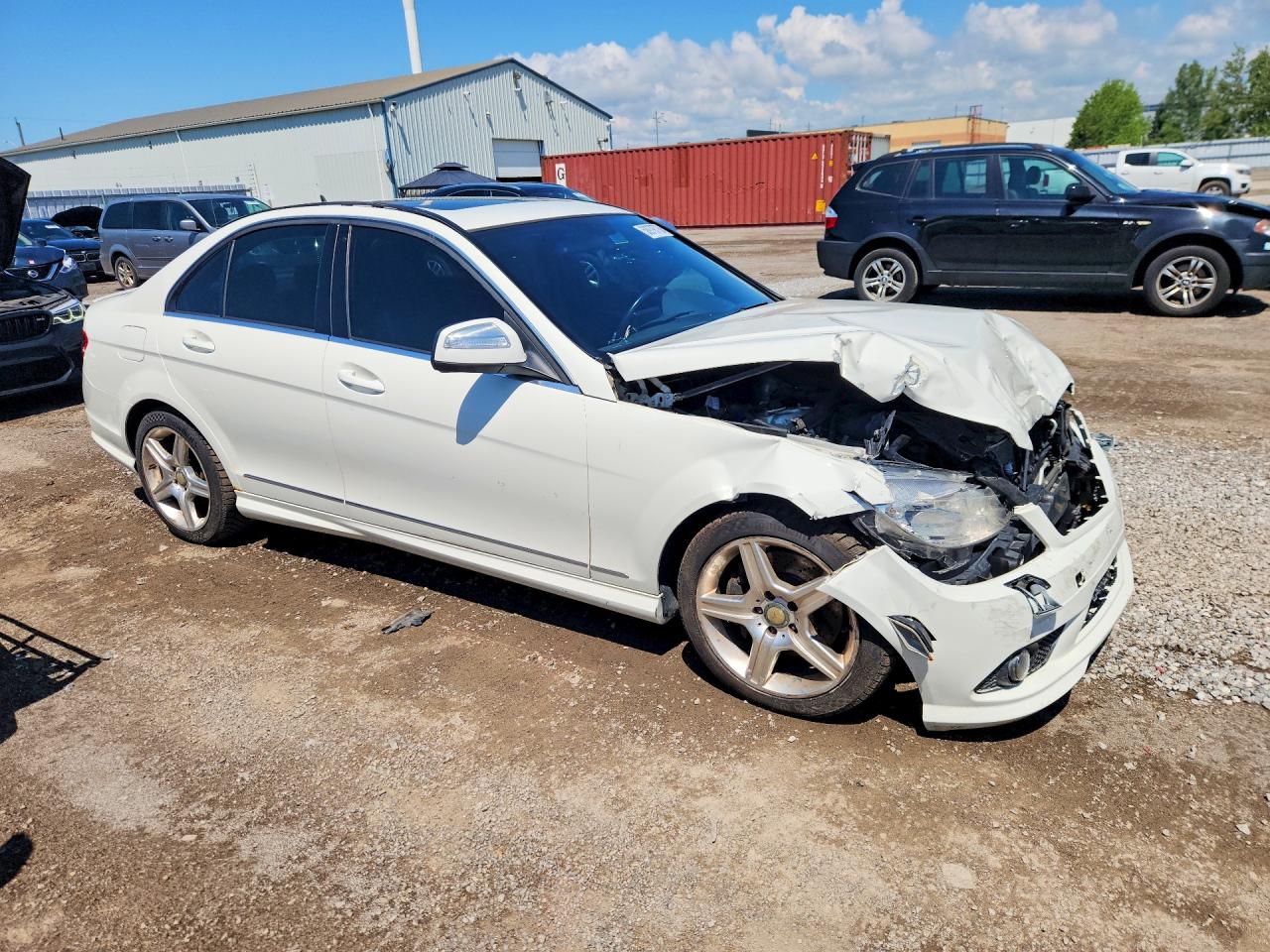 2008 Mercedes-benz C 300 4matic Белый vin: WDDGF81X18F148891