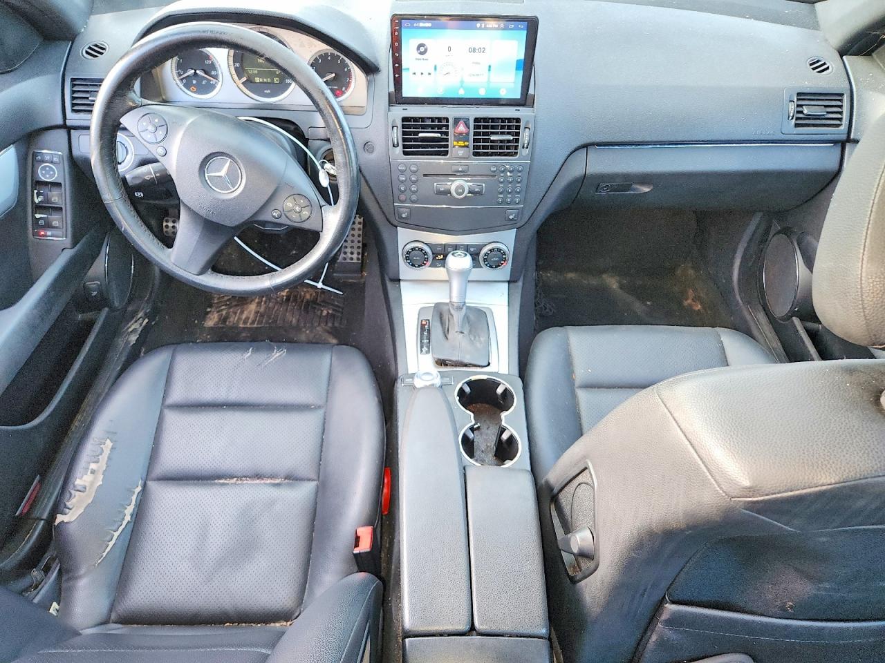 2008 Mercedes-benz C 300 4matic Silver vin: WDDGF81X18F180031