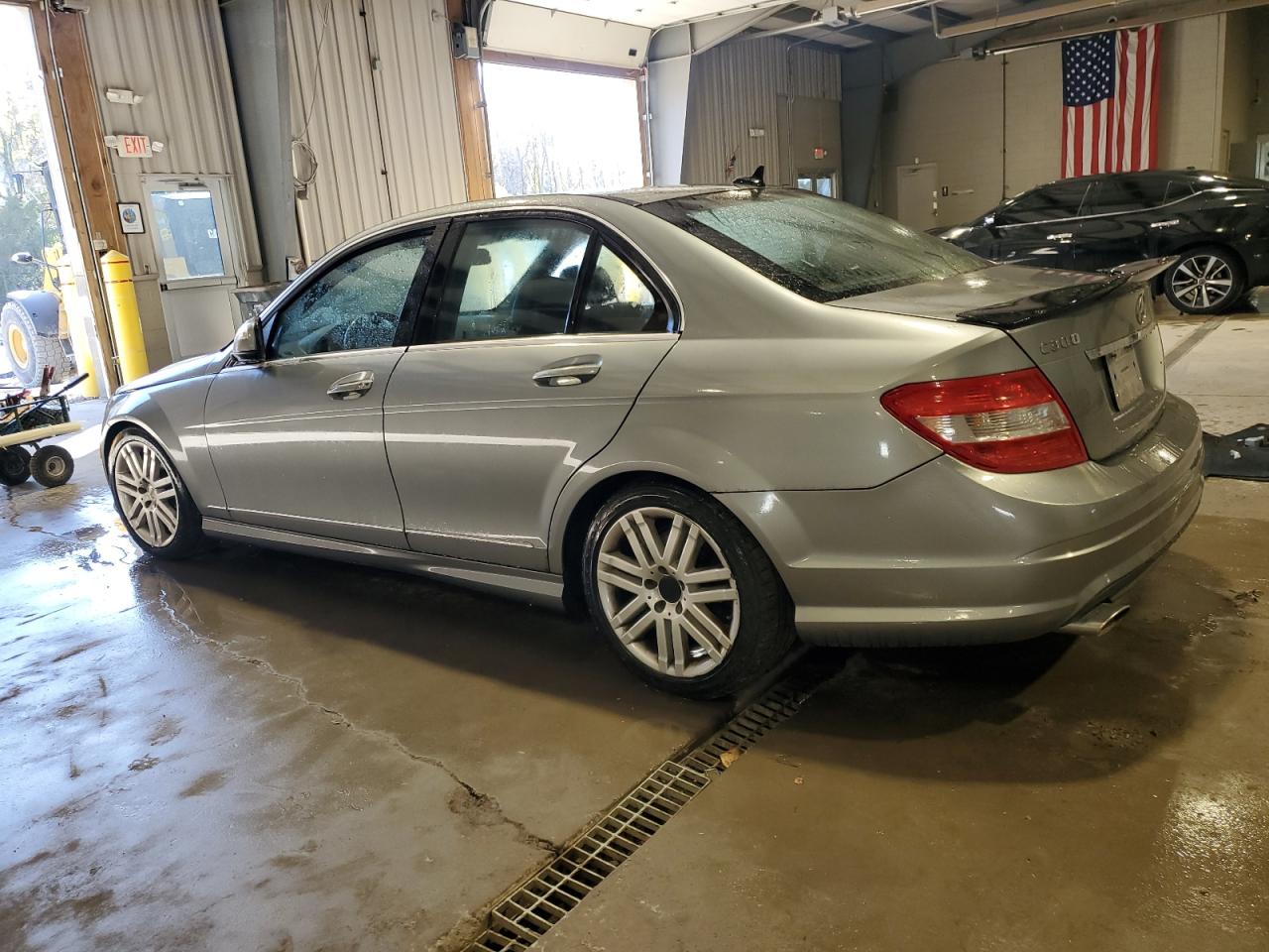 2008 Mercedes-benz C 300 4matic Silver vin: WDDGF81X18F180031