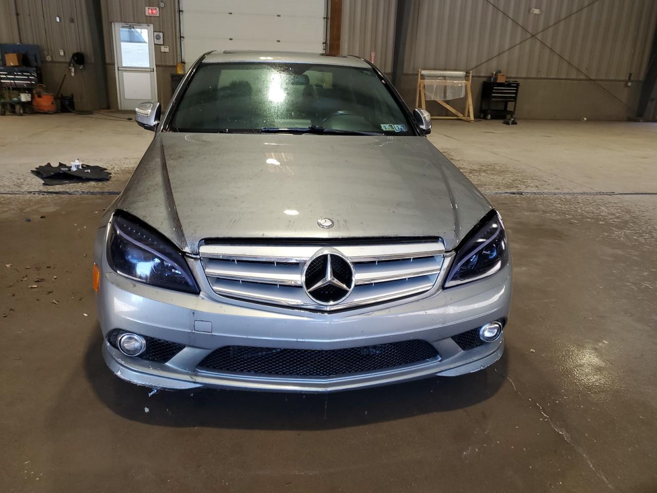 2008 Mercedes-benz C 300 4matic Silver vin: WDDGF81X18F180031 Damage: Left Head Lamp, Aftermarket, Replacement Required