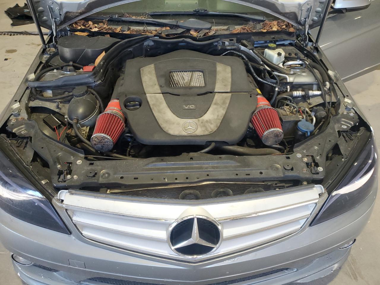 2008 Mercedes-benz C 300 4matic Silver vin: WDDGF81X18F180031 Damage: Air Intake Duct, Aftermarket, Replacement Required