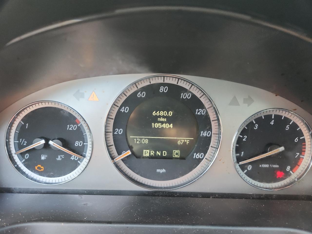 2008 Mercedes-benz C 300 4matic Silver vin: WDDGF81X18F180031 Damage: Warning Light - Engine, On, Unacceptable