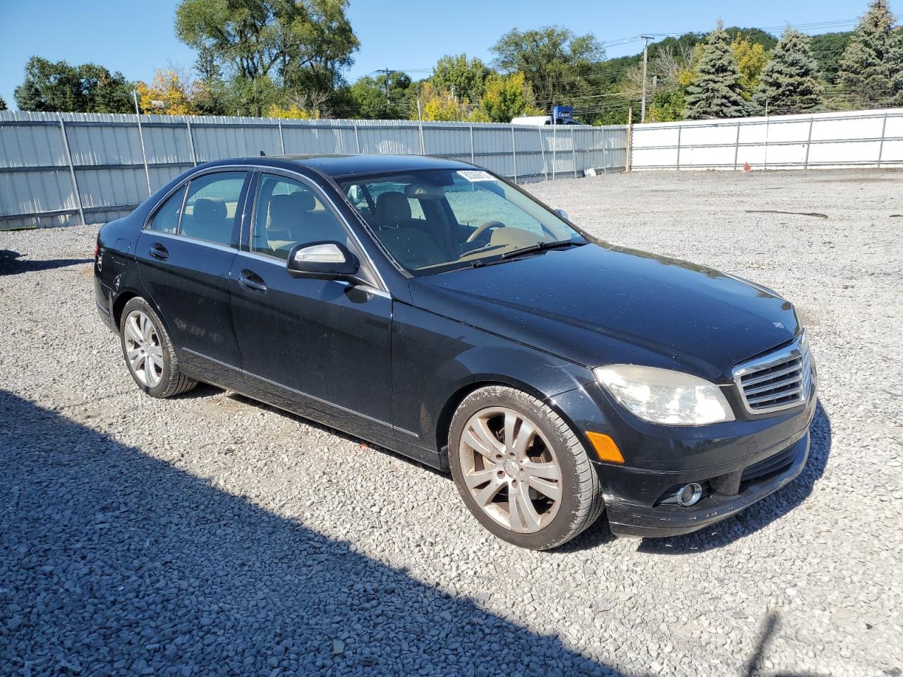 2008 Mercedes-benz C 300 4matic Black vin: WDDGF81X18F186637
