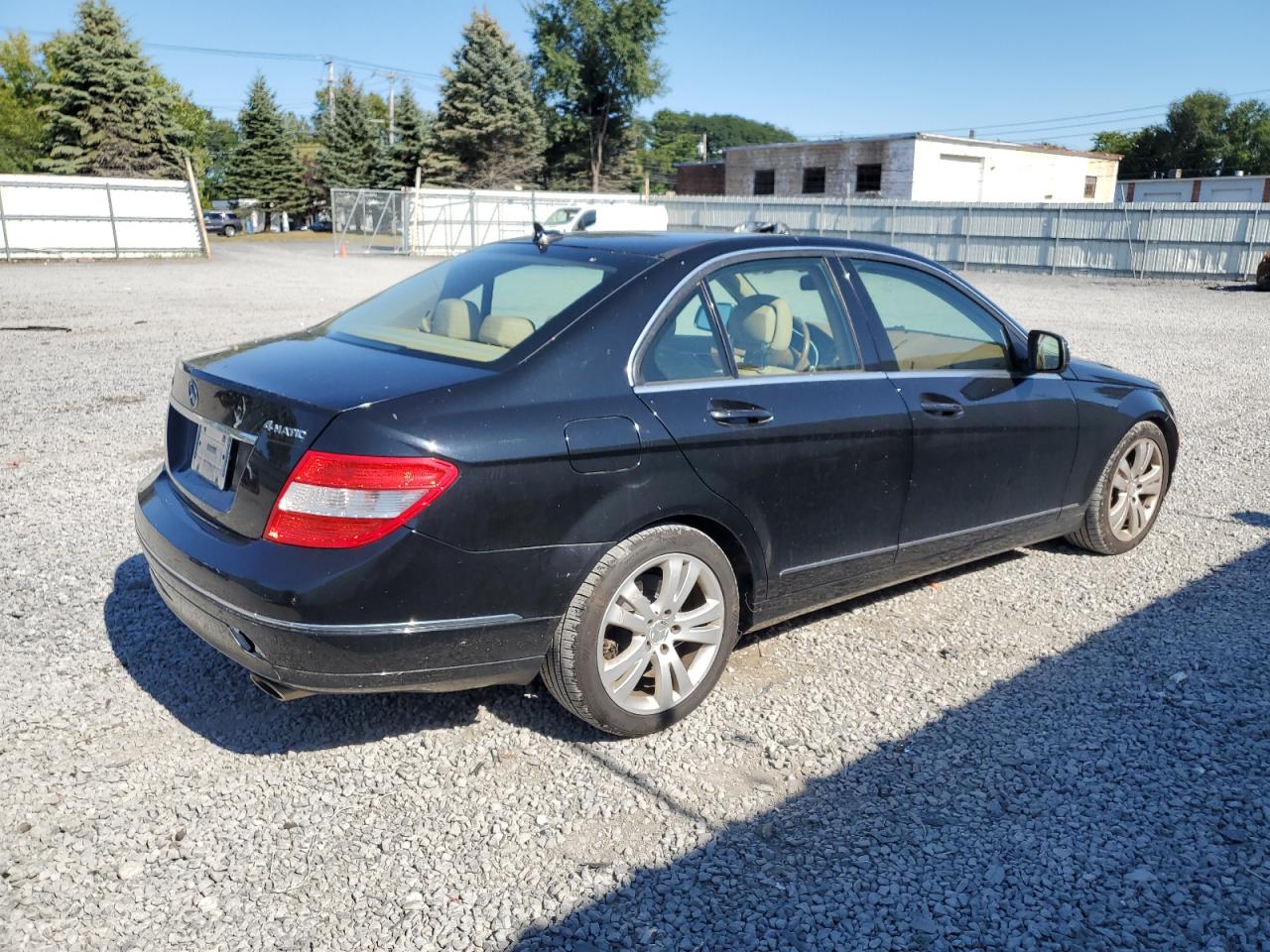 2008 Mercedes-benz C 300 4matic Black vin: WDDGF81X18F186637