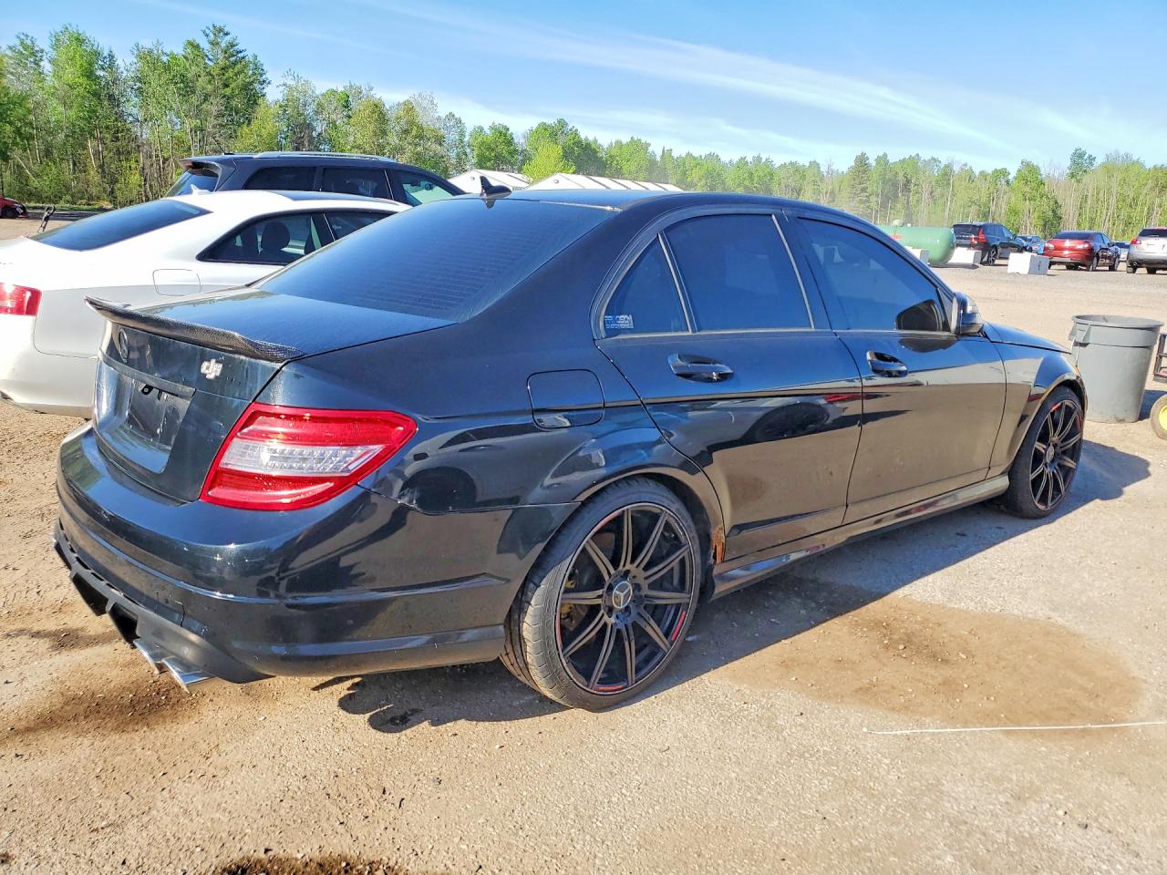 2008 Mercedes-benz C 300 4matic Black vin: WDDGF81X18F191062