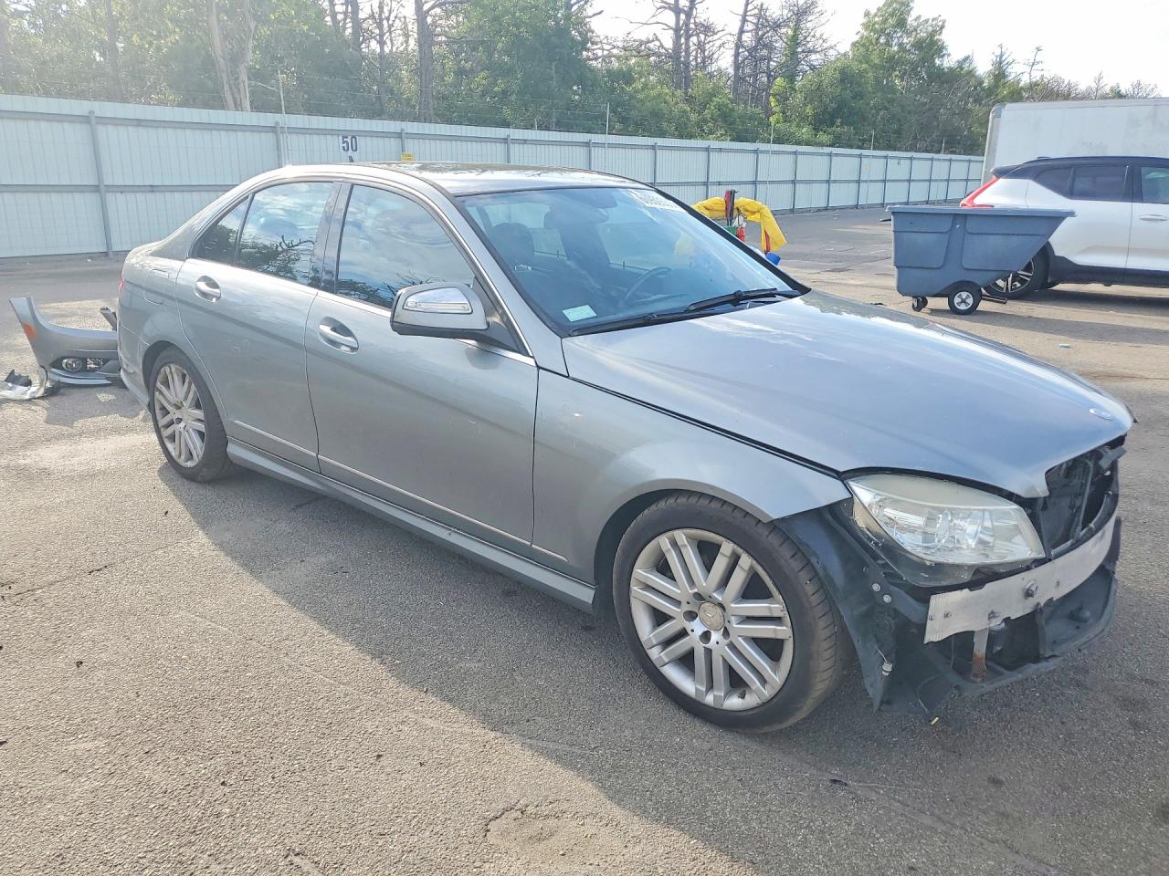 2009 Mercedes-benz C 300 4matic Silver vin: WDDGF81X19F198207