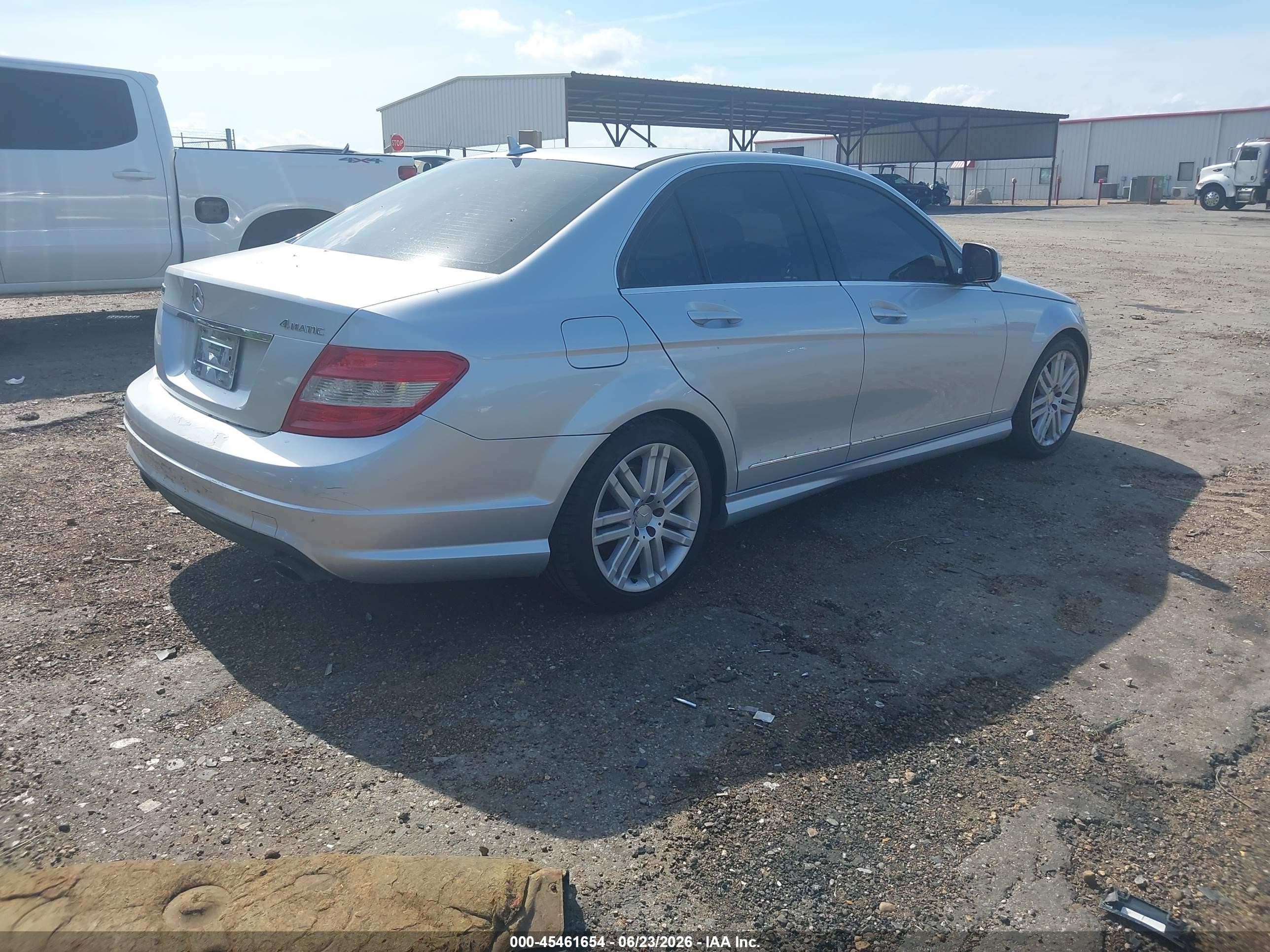 2009 Mercedes-benz C 300 Luxury 4matic/sport 4matic Silver vin: WDDGF81X19F206547