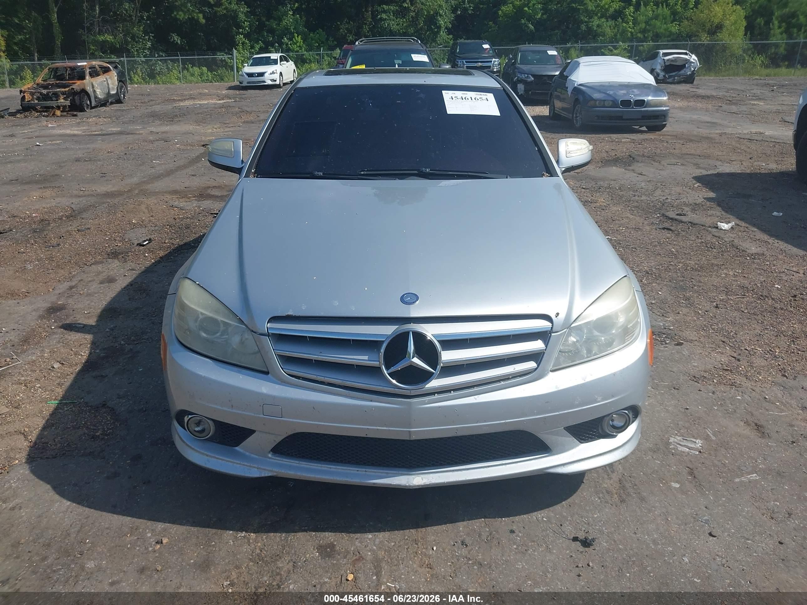 2009 Mercedes-benz C 300 Luxury 4matic/sport 4matic Silver vin: WDDGF81X19F206547