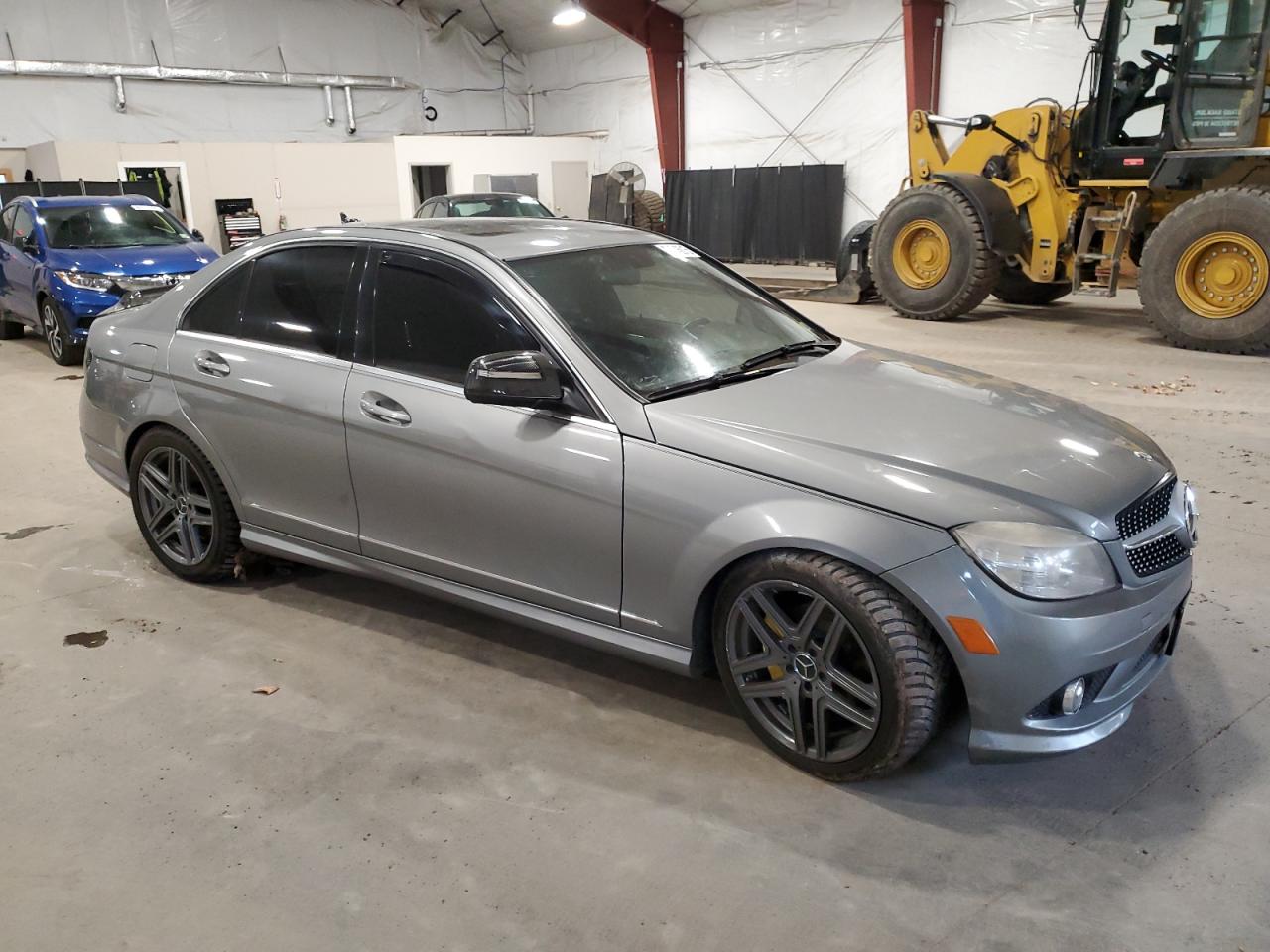 2009 Mercedes-benz C 300 4matic Silver vin: WDDGF81X19F271317