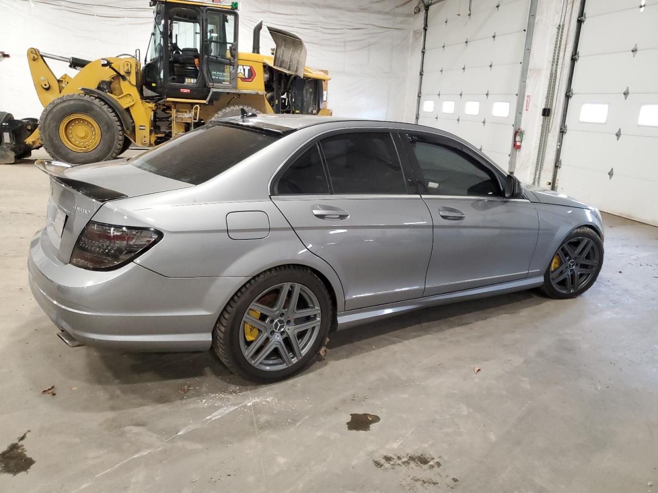 2009 Mercedes-benz C 300 4matic Silver vin: WDDGF81X19F271317