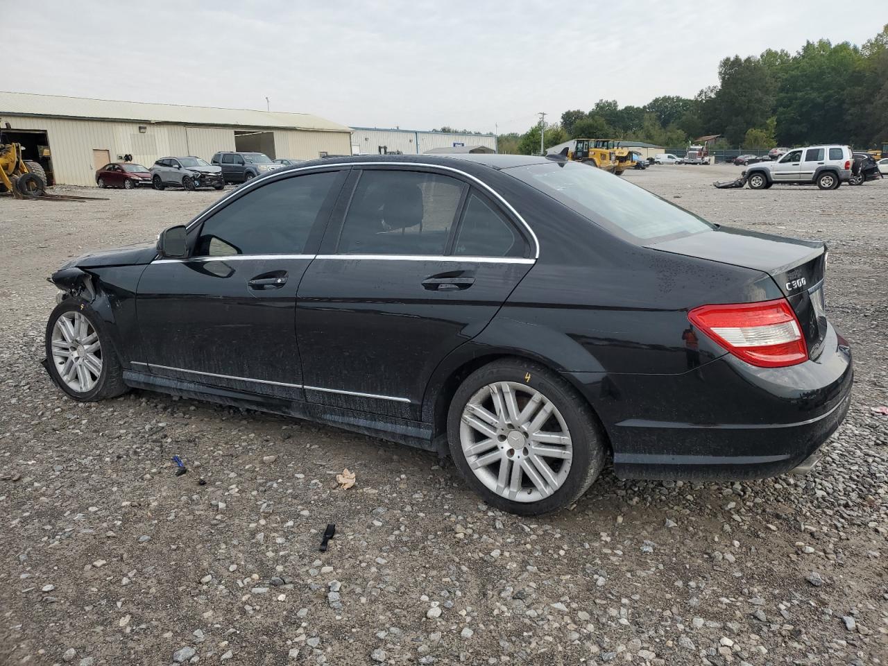 2009 Mercedes-benz C 300 4matic Black vin: WDDGF81X19R064120