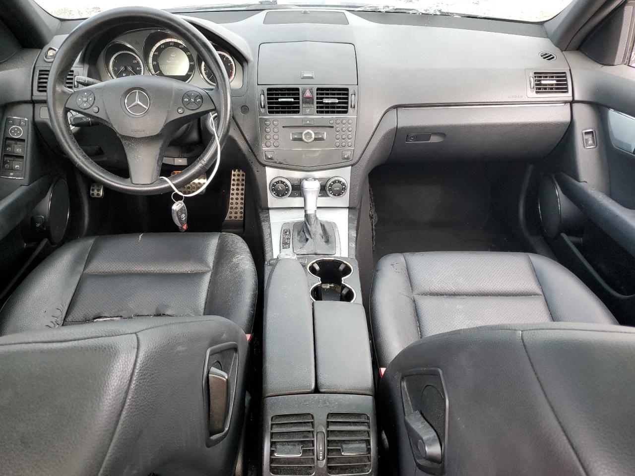 2009 Mercedes-benz C 300 4matic Black vin: WDDGF81X19R064120