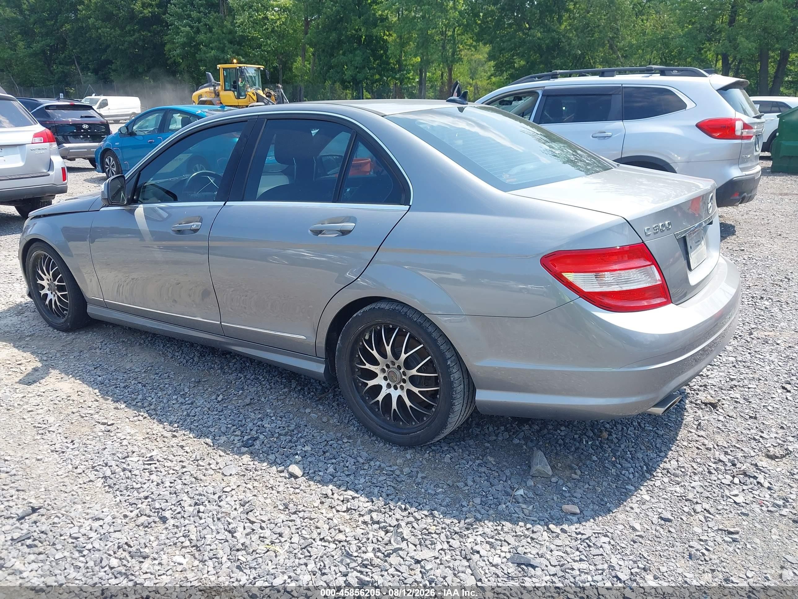 2009 Mercedes-benz C 300 Sport 4matic Pewter vin: WDDGF81X19R065042