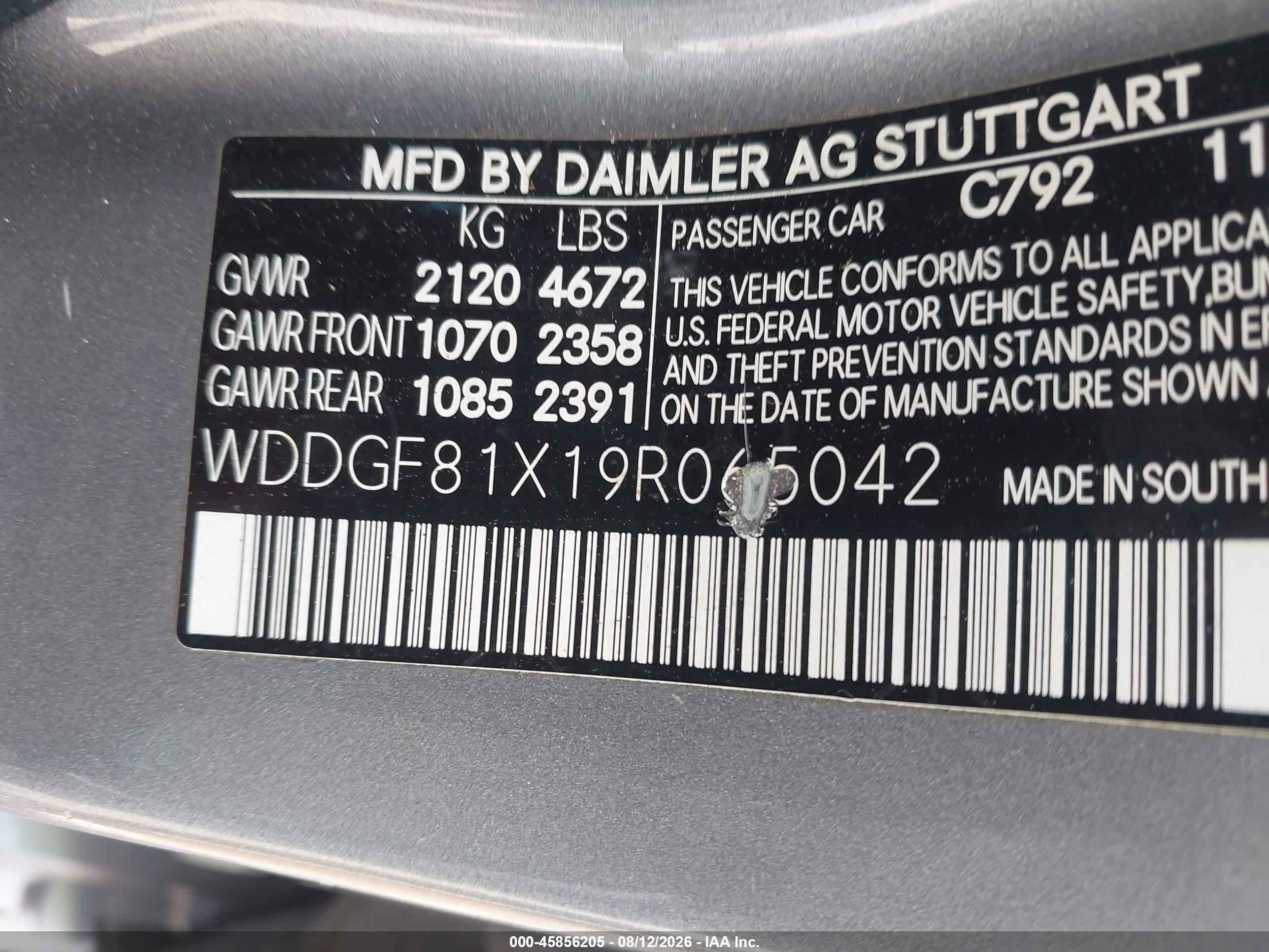 2009 Mercedes-benz C 300 Sport 4matic Pewter vin: WDDGF81X19R065042