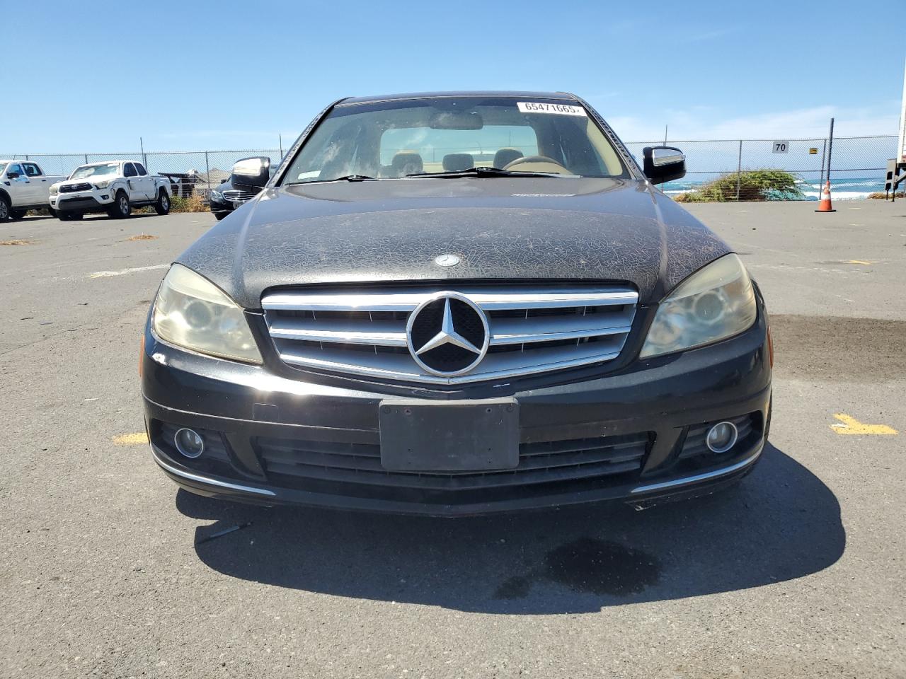 2008 Mercedes Benz C 300 4matic Black vin: WDDGF81X28F064210