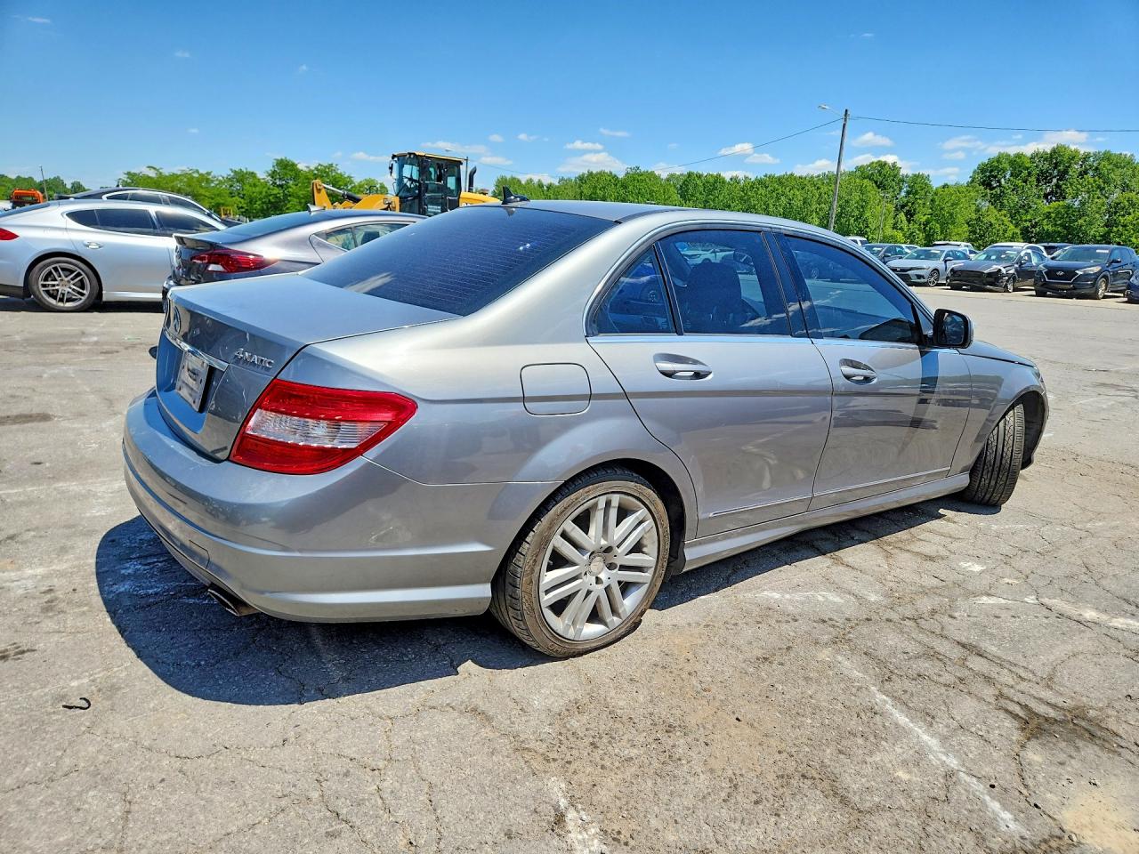 2008 Mercedes-benz C 300 4matic Gray vin: WDDGF81X28F070170
