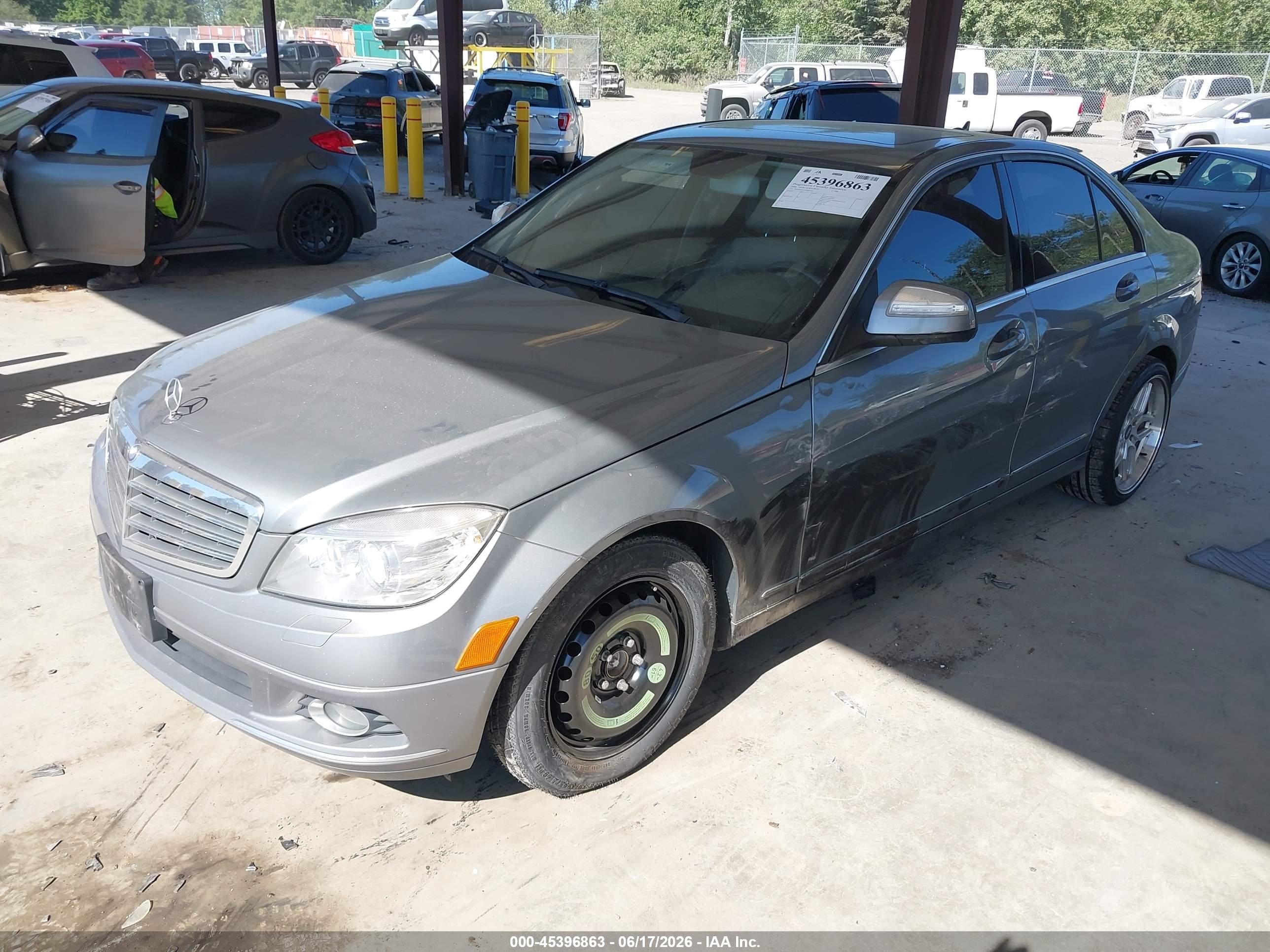 2008 Mercedes-benz C 300 Luxury 4matic/sport 4matic Silver vin: WDDGF81X28F094596