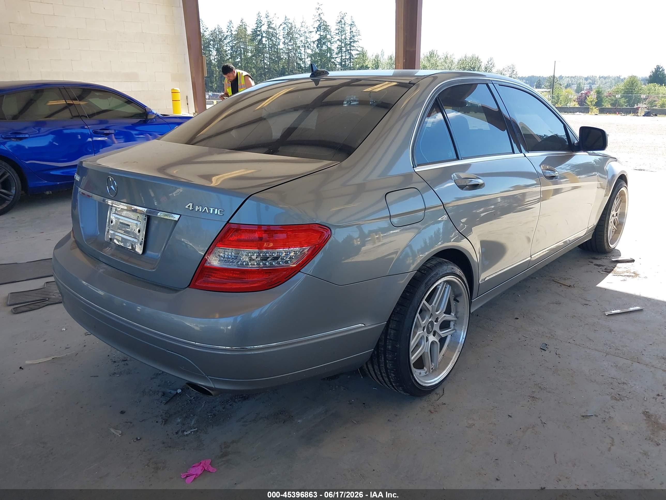 2008 Mercedes-benz C 300 Luxury 4matic/sport 4matic Silver vin: WDDGF81X28F094596