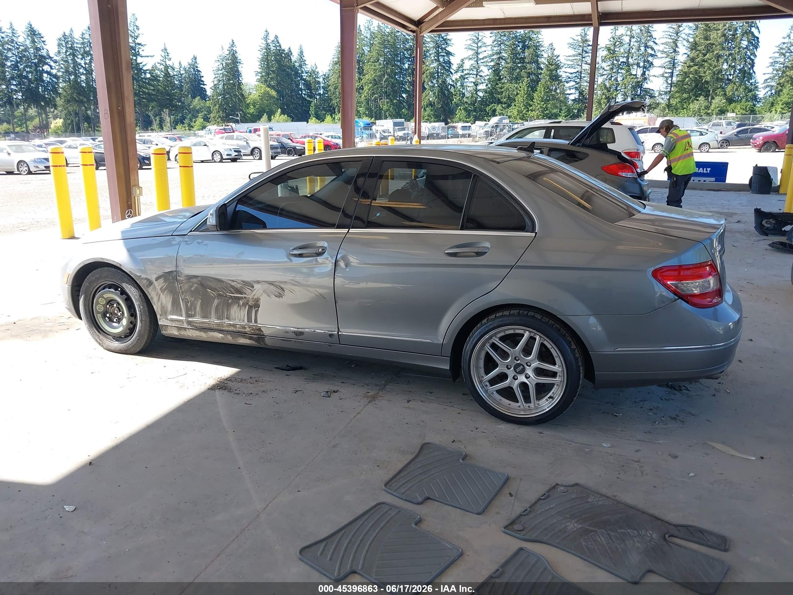 2008 Mercedes-benz C 300 Luxury 4matic/sport 4matic Silver vin: WDDGF81X28F094596