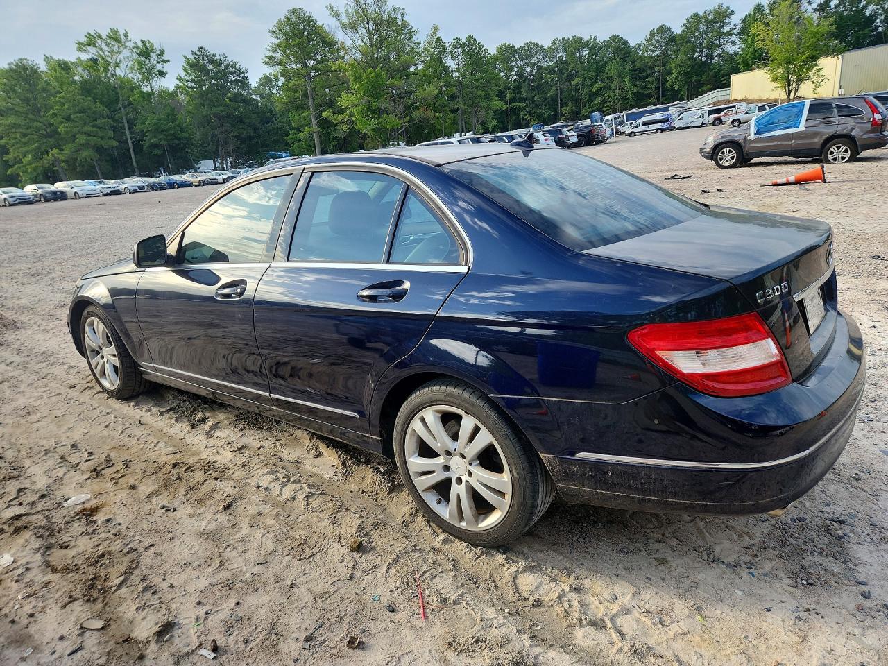 2008 Mercedes-benz C 300 4matic Blue vin: WDDGF81X28F126379