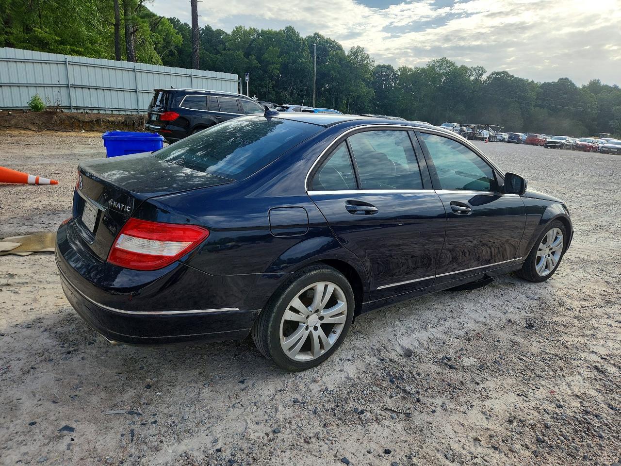 2008 Mercedes-benz C 300 4matic Blue vin: WDDGF81X28F126379