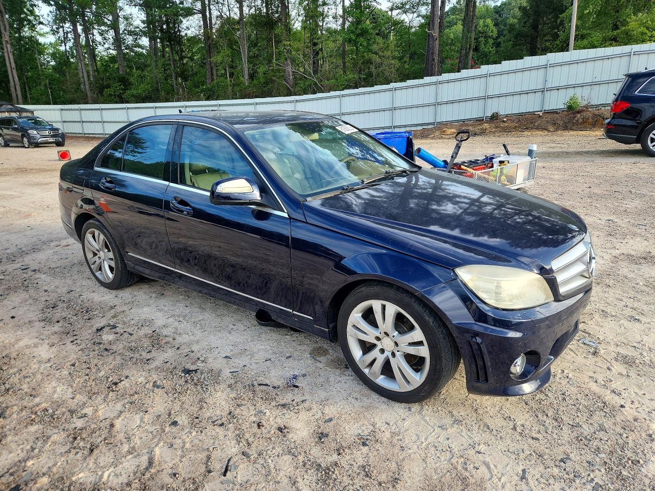 2008 Mercedes-benz C 300 4matic Blue vin: WDDGF81X28F126379