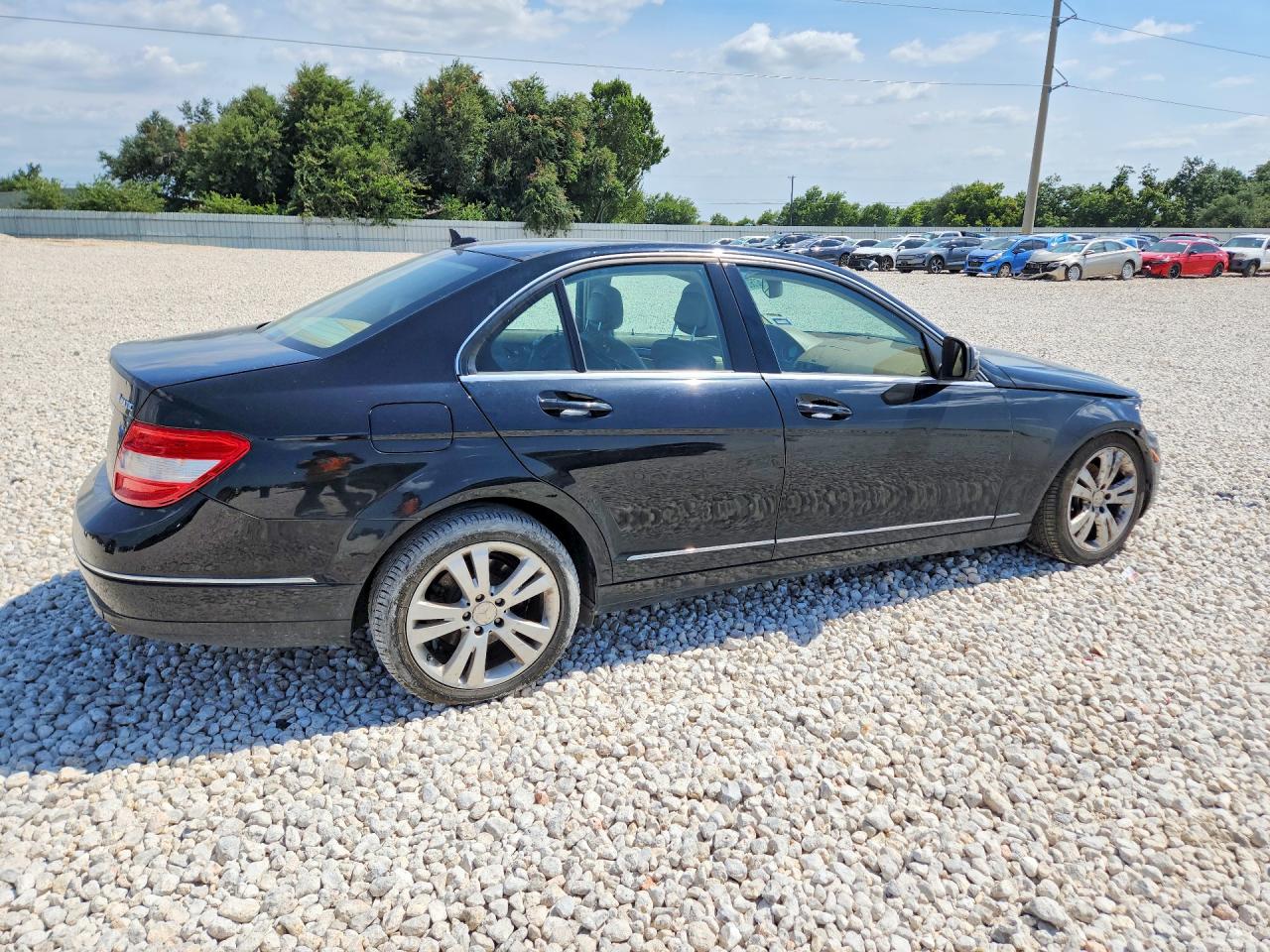 2008 Mercedes-benz C 300 4matic Black vin: WDDGF81X28F155400