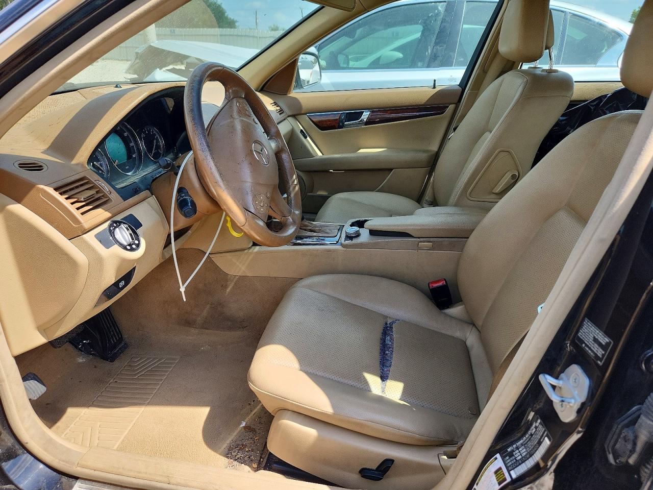 2008 Mercedes-benz C 300 4matic Black vin: WDDGF81X28F155400
