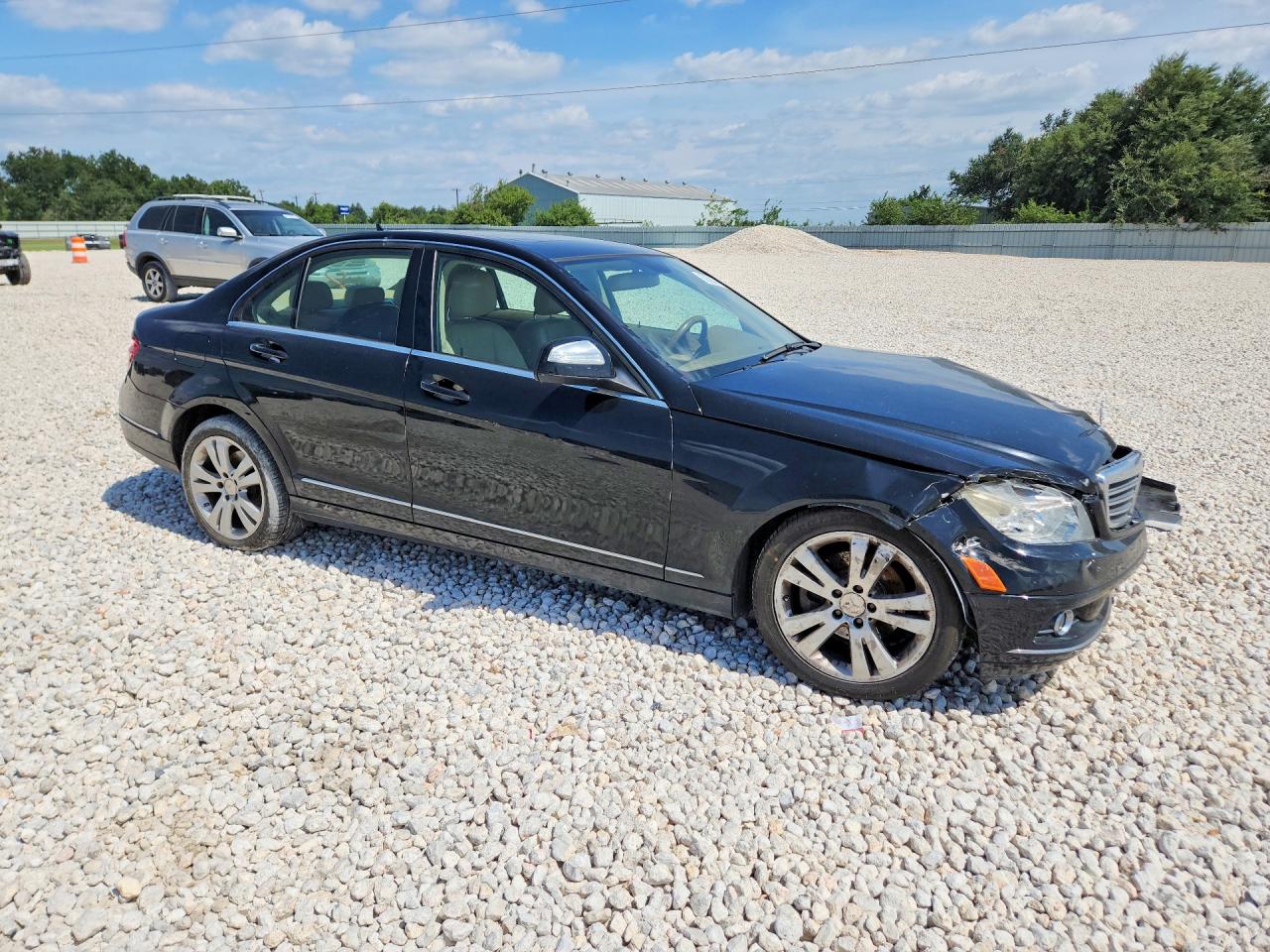2008 Mercedes-benz C 300 4matic Black vin: WDDGF81X28F155400