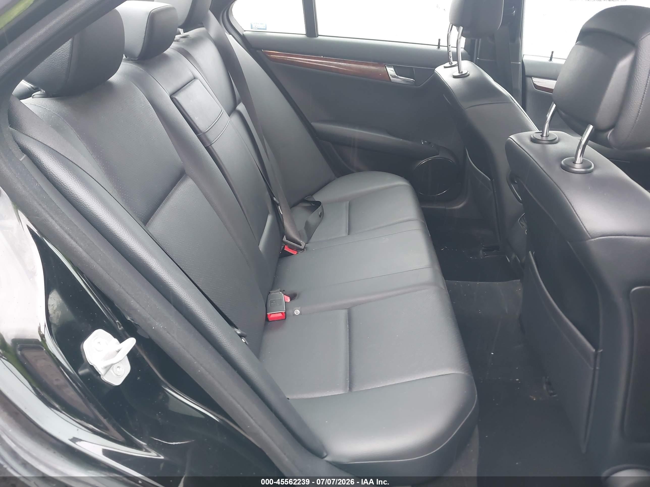 2009 Mercedes-benz C 300 Sport 4matic Black vin: WDDGF81X29F201731