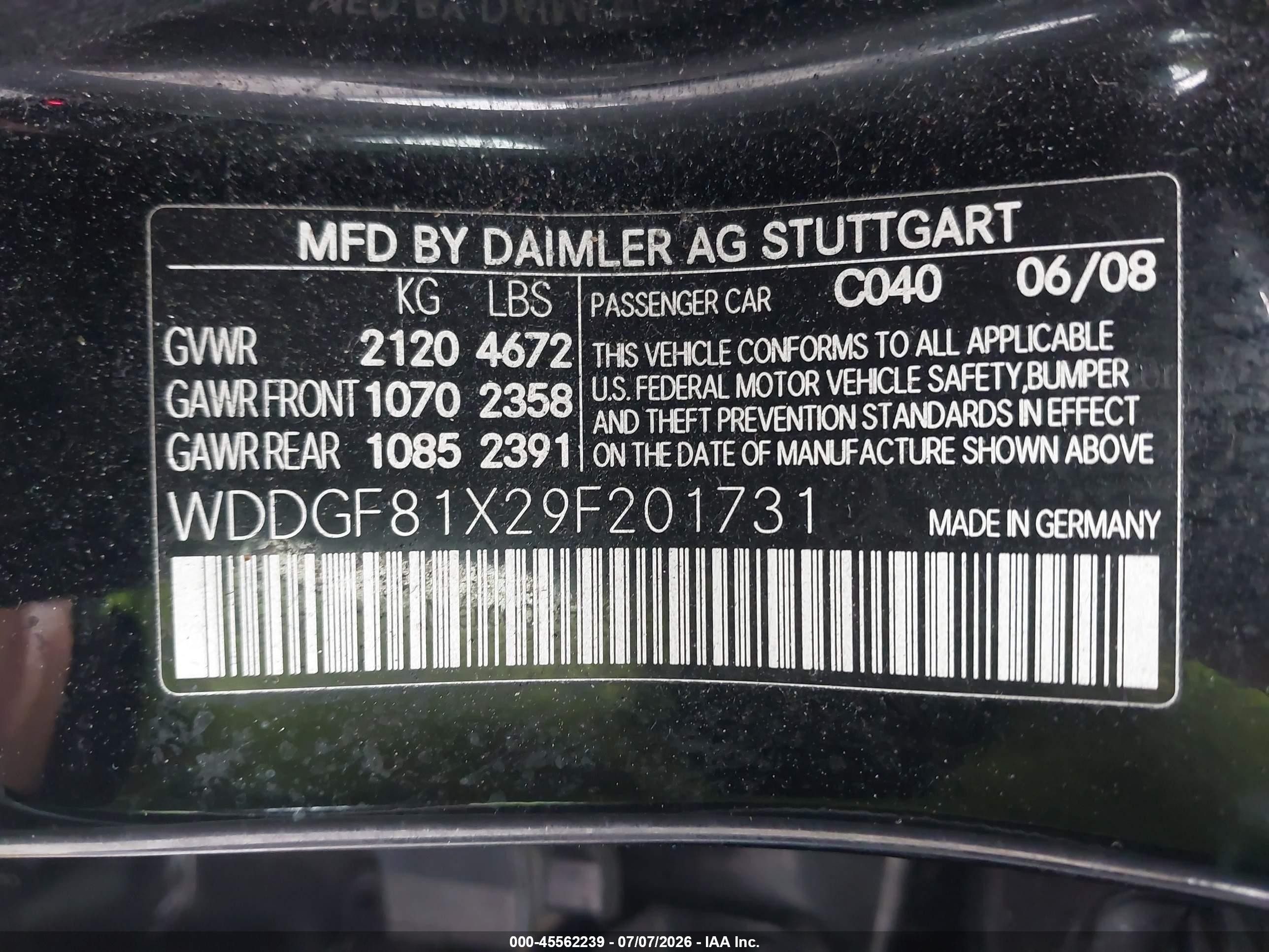 2009 Mercedes-benz C 300 Sport 4matic Black vin: WDDGF81X29F201731