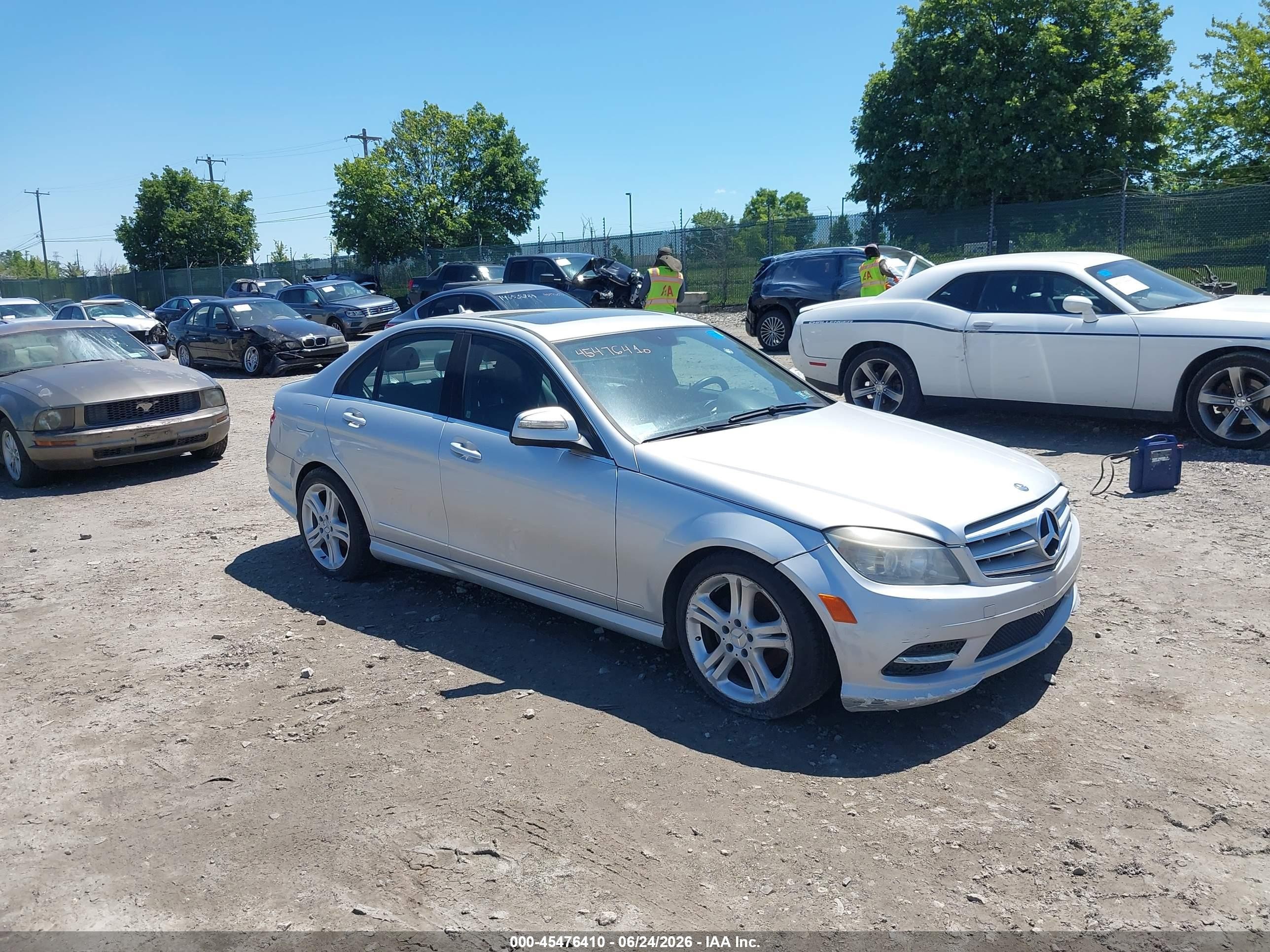 2009 Mercedes-benz C 300 Luxury 4matic/sport 4matic Silver vin: WDDGF81X29F201860