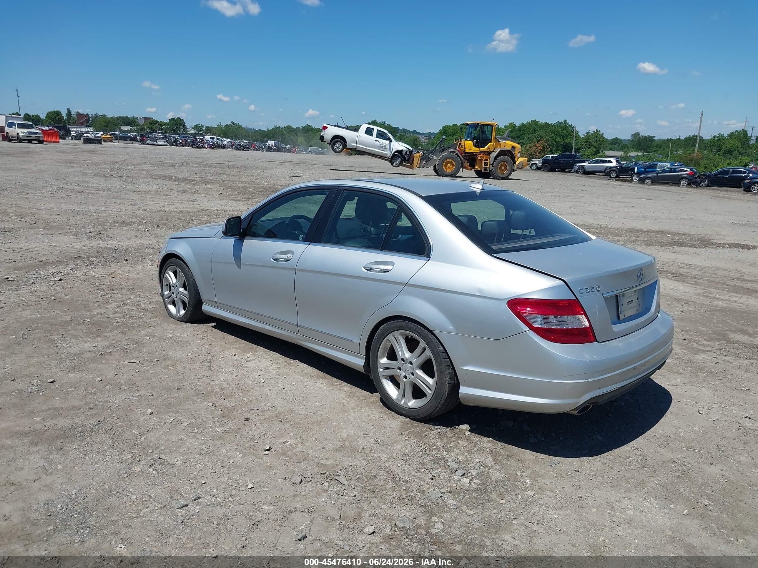 2009 Mercedes-benz C 300 Luxury 4matic/sport 4matic Silver vin: WDDGF81X29F201860