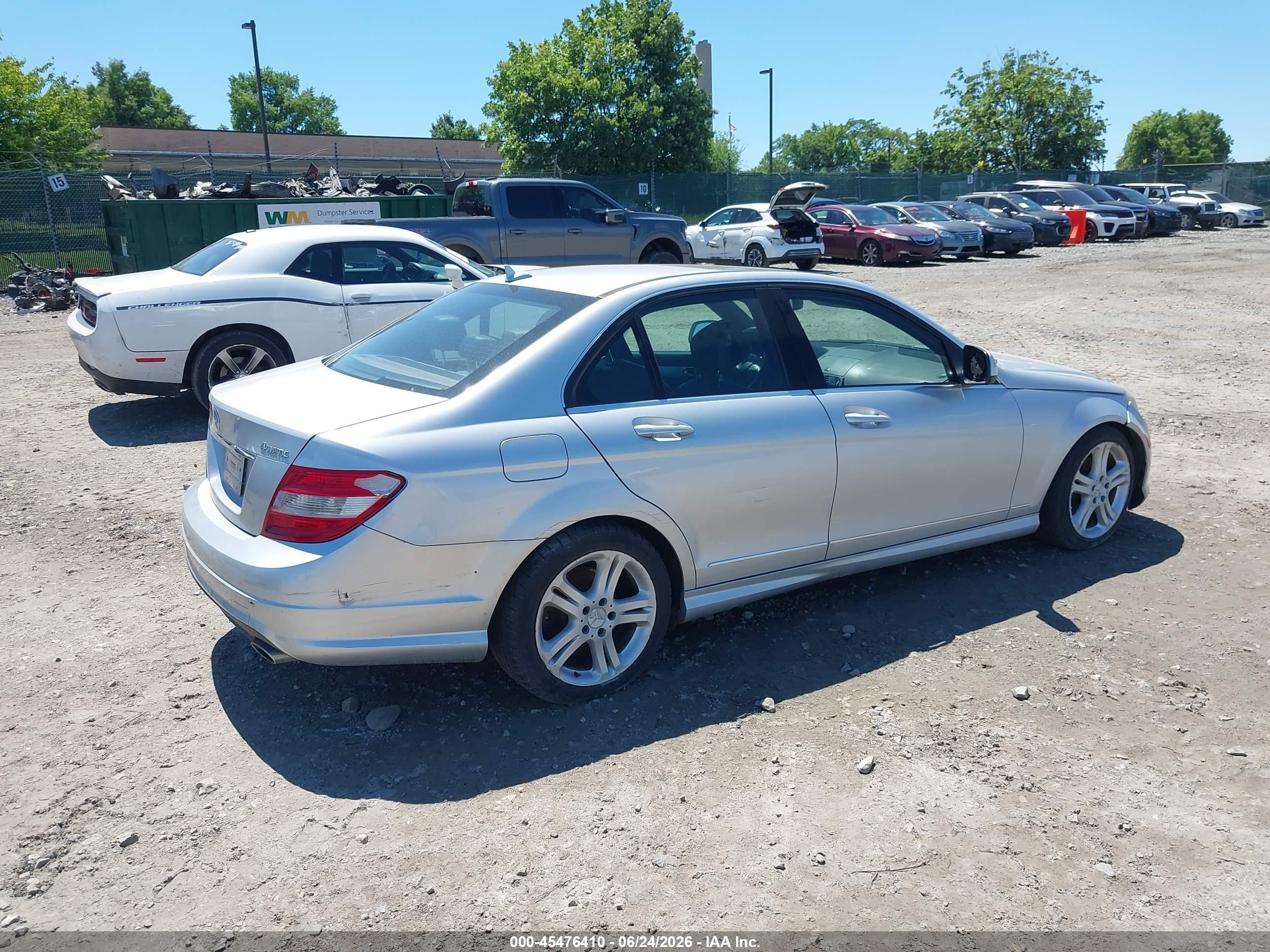 2009 Mercedes-benz C 300 Luxury 4matic/sport 4matic Silver vin: WDDGF81X29F201860
