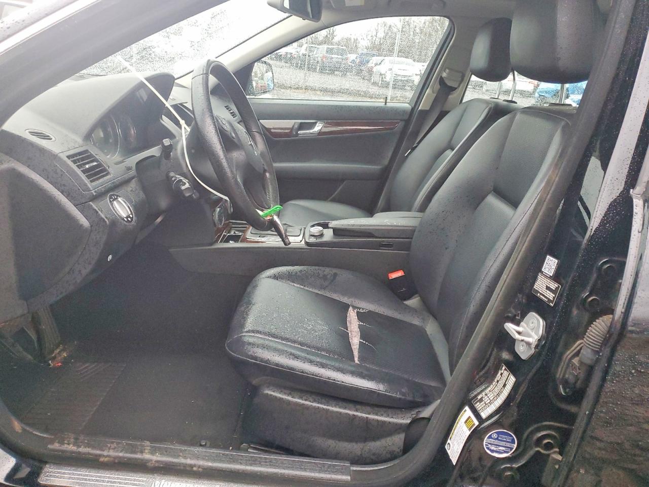 2009 Mercedes-benz C 300 4matic Black vin: WDDGF81X29F212700
