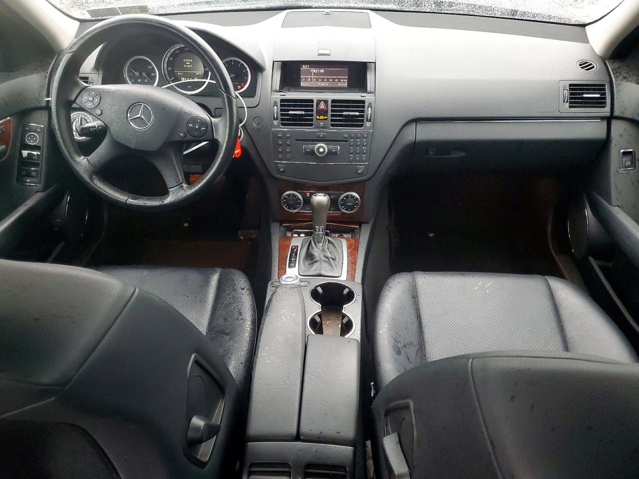 2009 Mercedes-benz C 300 4matic Black vin: WDDGF81X29F212700