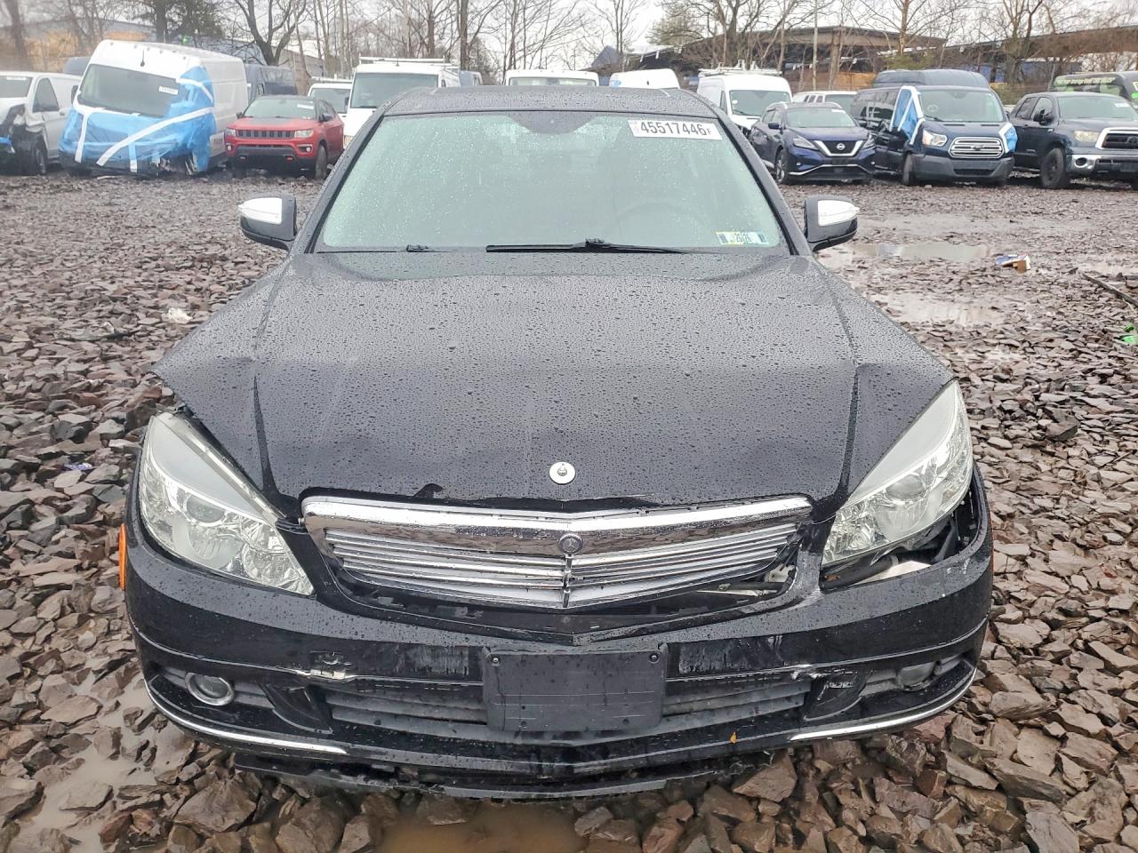 2009 Mercedes-benz C 300 4matic Black vin: WDDGF81X29F212700