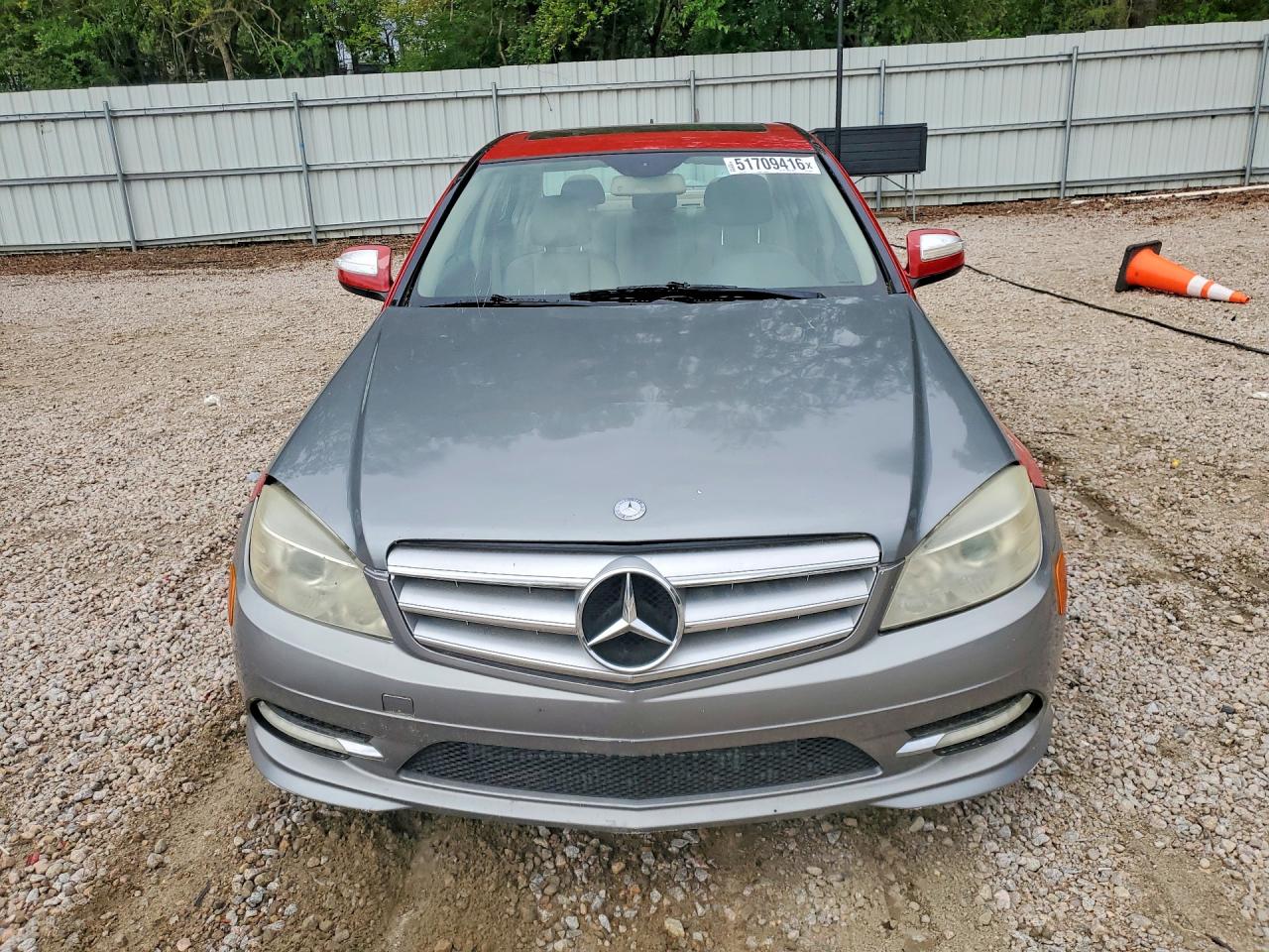2009 Mercedes-benz C 300 4matic Red vin: WDDGF81X29F220649