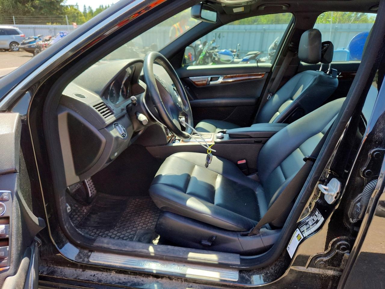 2009 Mercedes-benz C 300 4matic Black vin: WDDGF81X29F355890