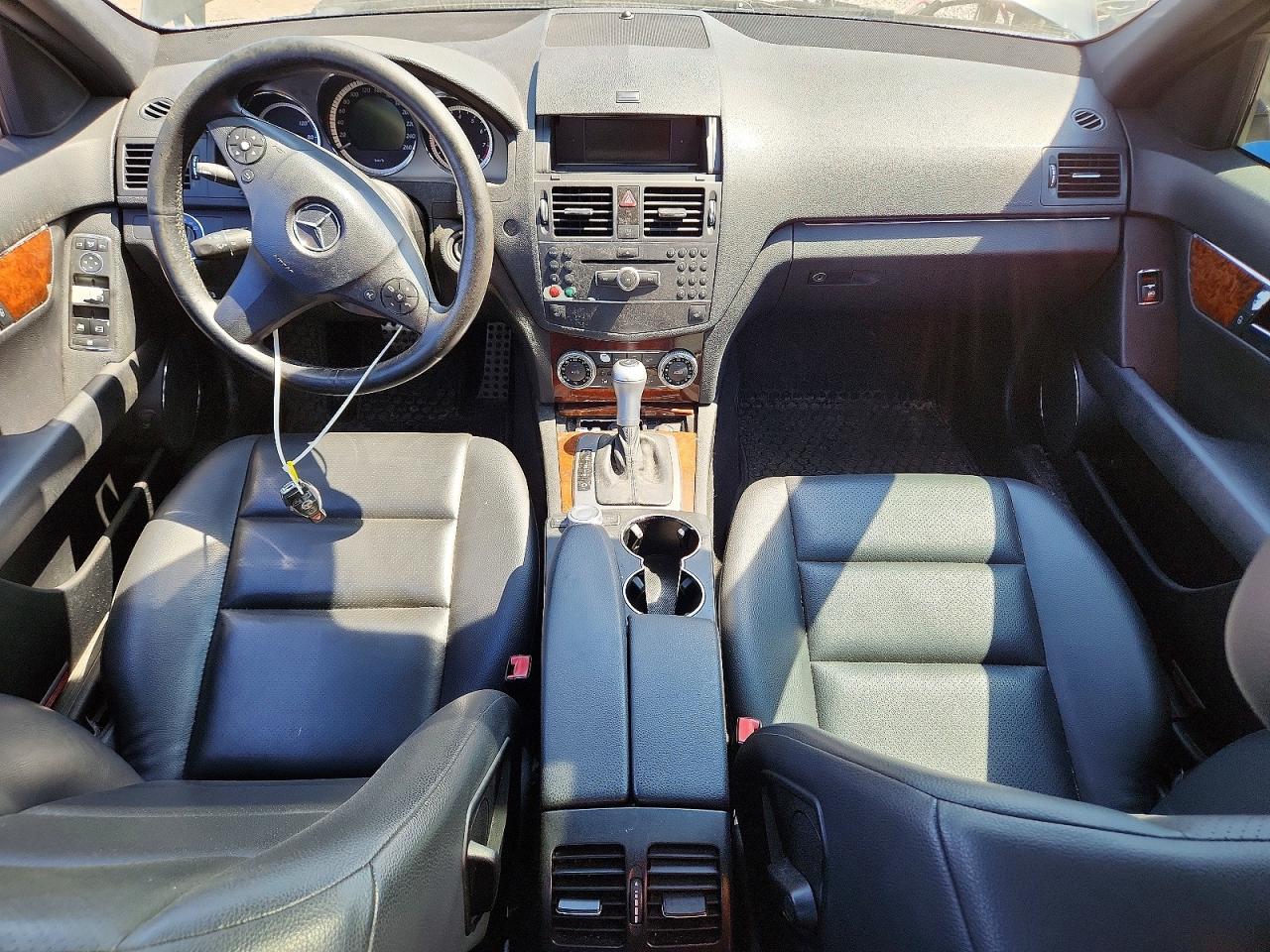 2009 Mercedes-benz C 300 4matic Black vin: WDDGF81X29F355890