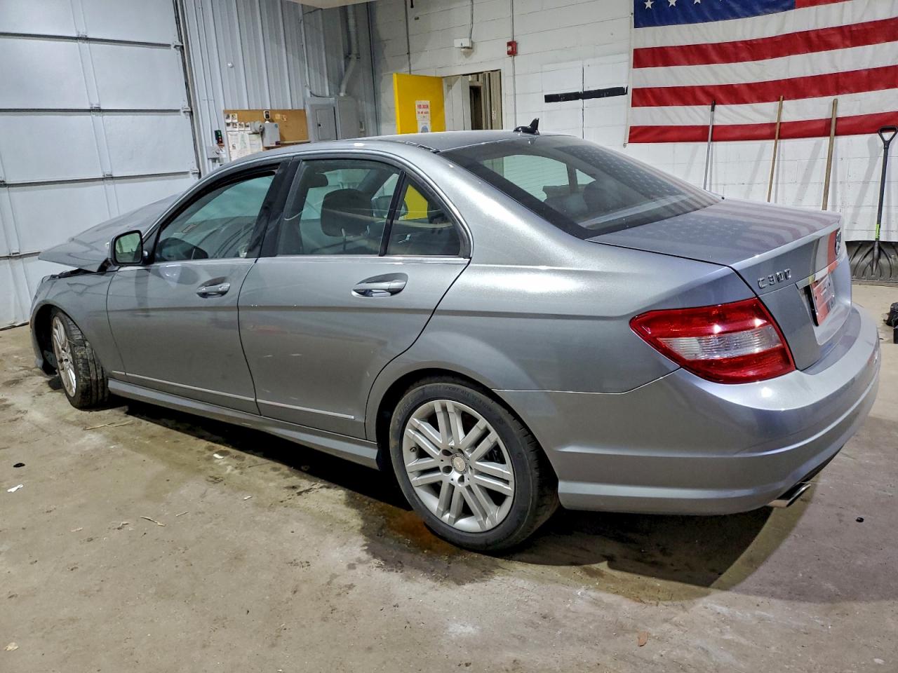 2009 Mercedes-benz C 300 4matic Серый vin: WDDGF81X29R073103