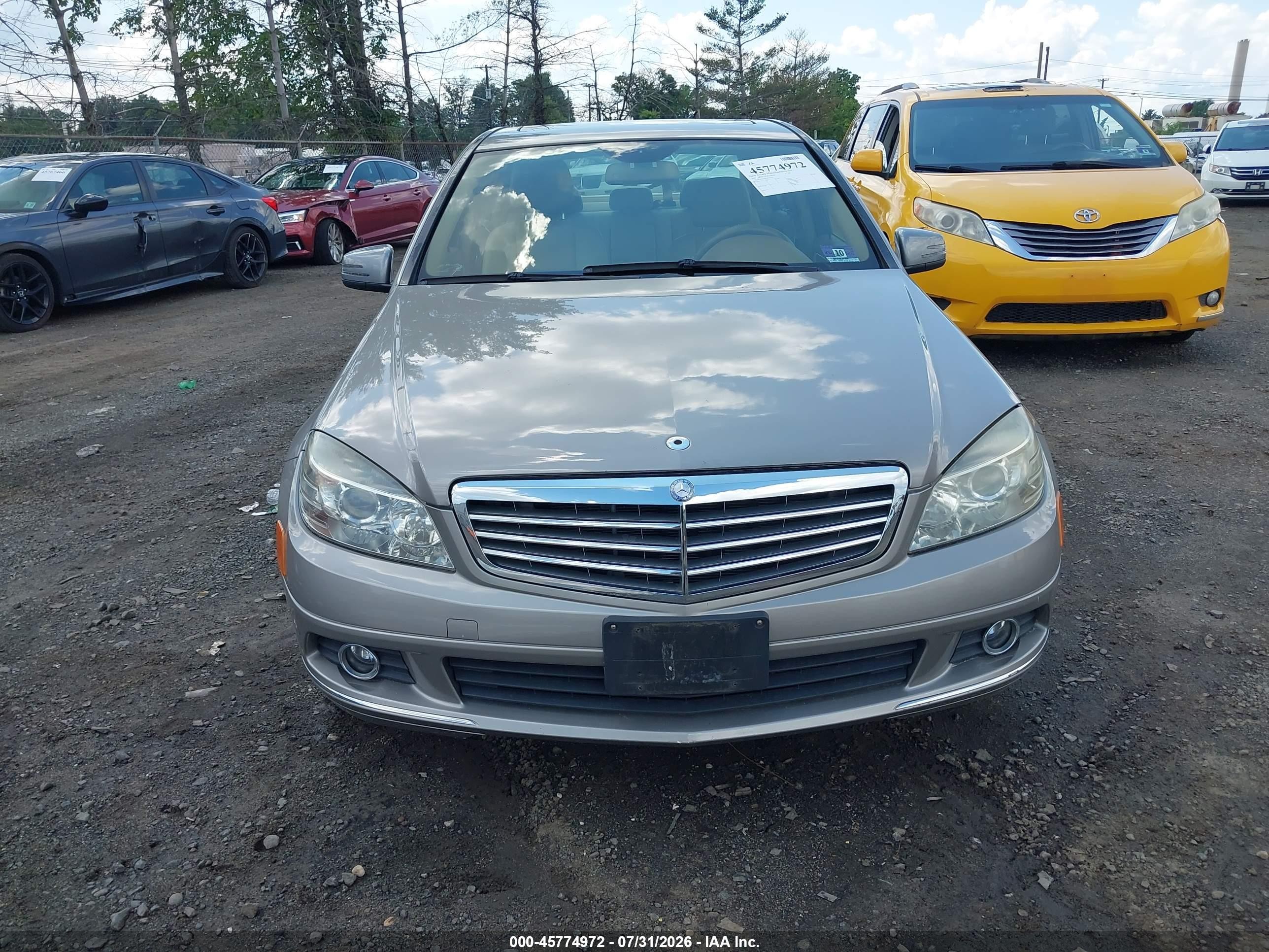 2008 Mercedes-benz C 300 Tan vin: WDDGF81X38F056102