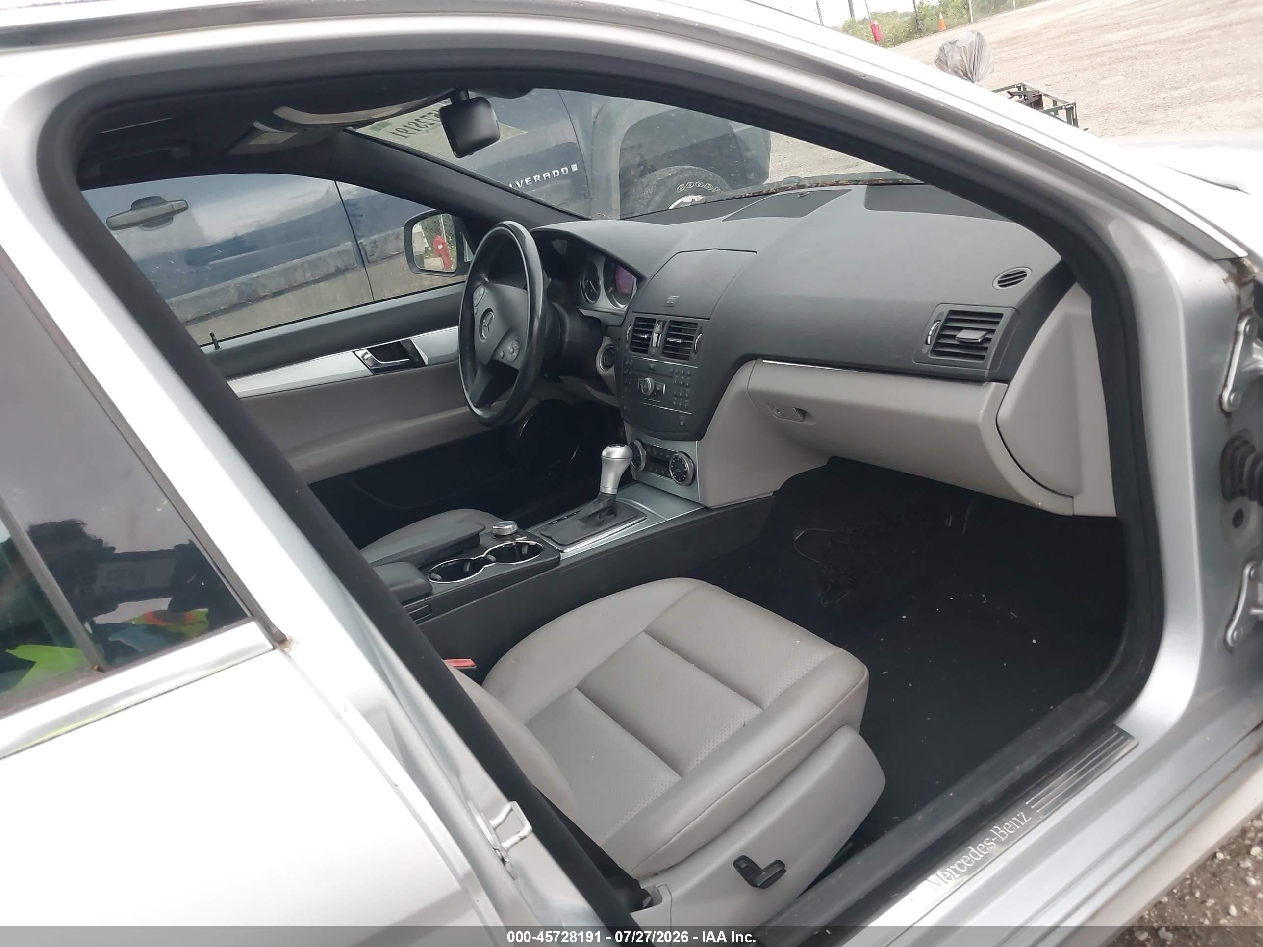 2008 Mercedes-benz C 300 Sport 4matic Серебряный vin: WDDGF81X38F091559