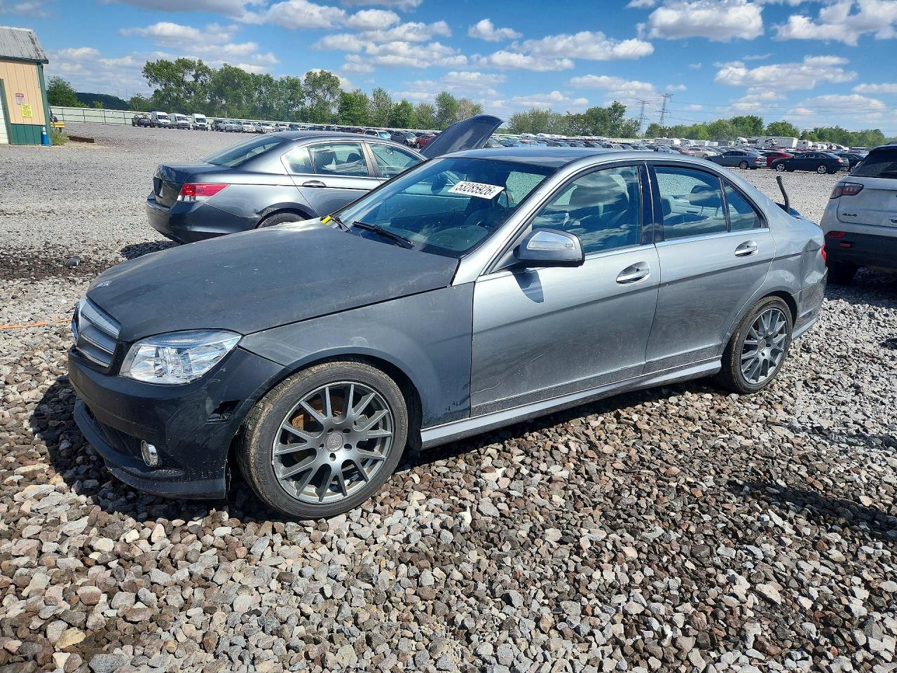 2008 Mercedes-benz C 300 4matic Gray vin: WDDGF81X38F094560