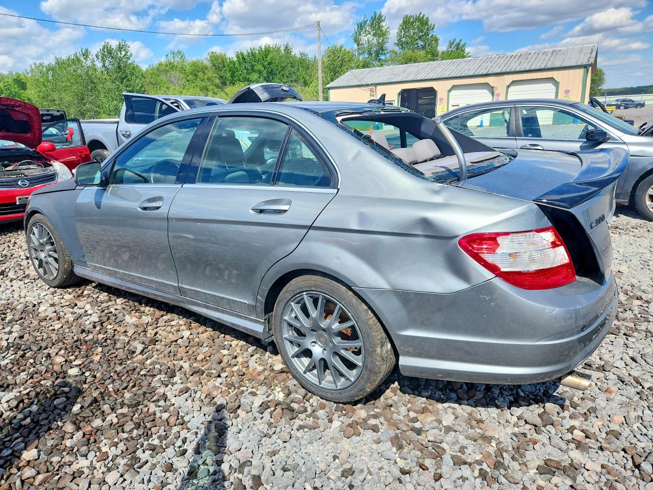 2008 Mercedes-benz C 300 4matic Gray vin: WDDGF81X38F094560