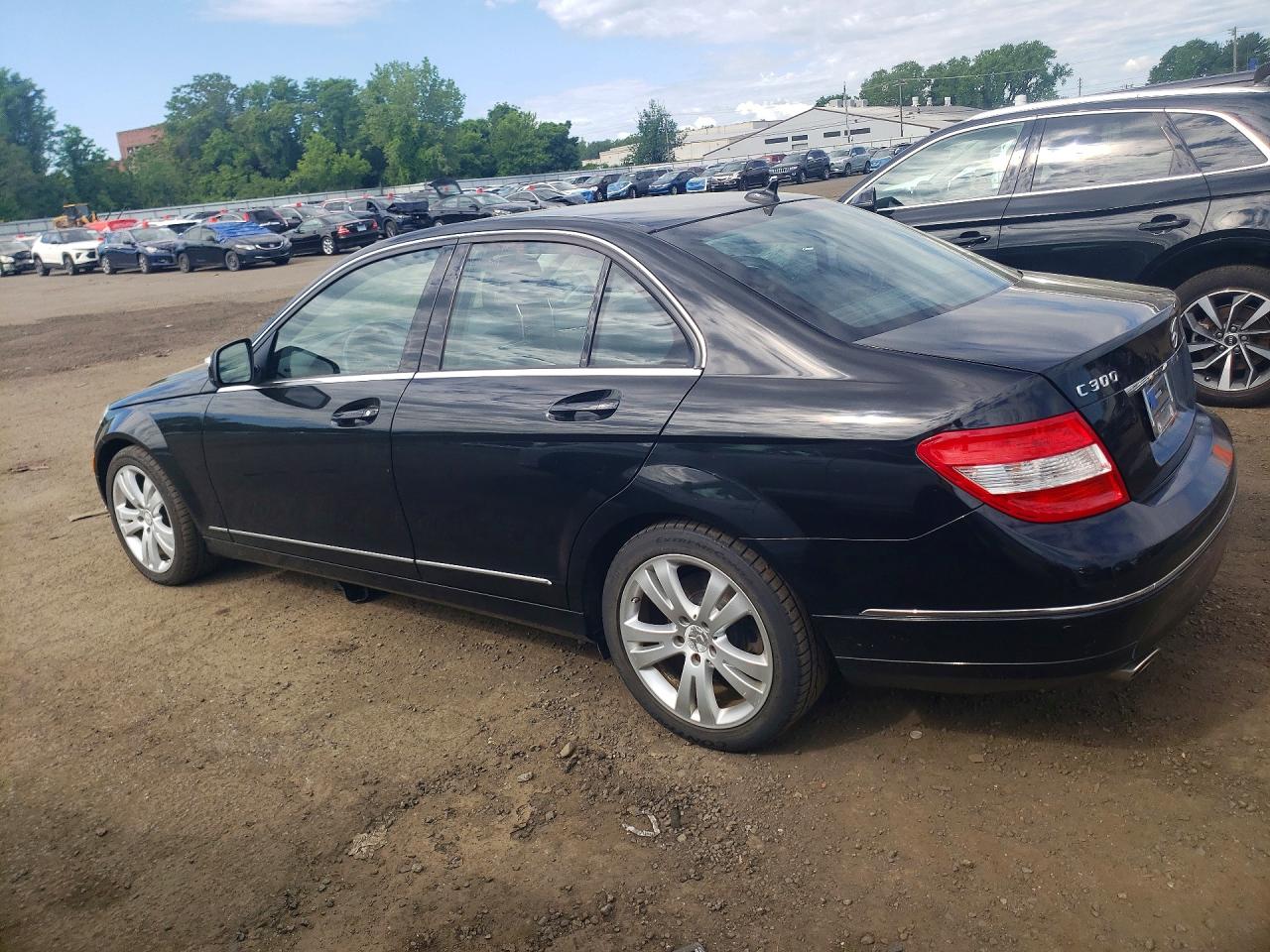 2008 Mercedes-benz C 300 4matic Черный vin: WDDGF81X38F097720