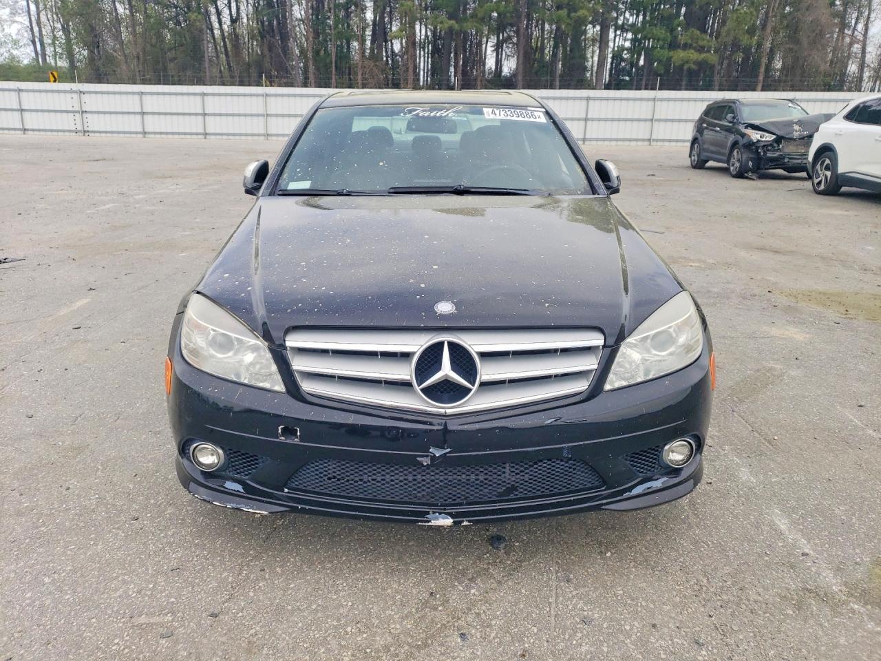 2008 Mercedes-benz C 300 4matic Black vin: WDDGF81X38F142297